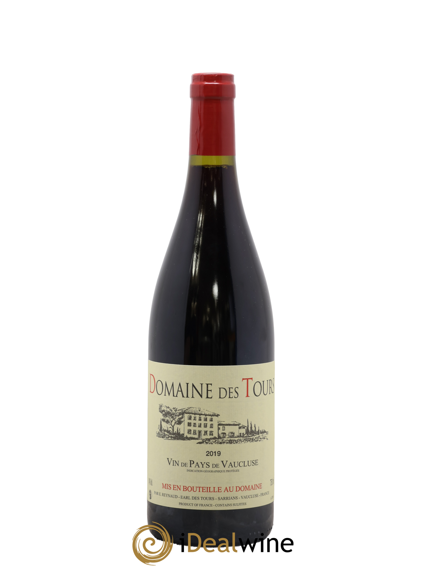 Vaucluse (Vin de Pays de Vaucluse) Domaine des Tours Emmanuel Reynaud 2019 - Lot de 1 bouteille - 0