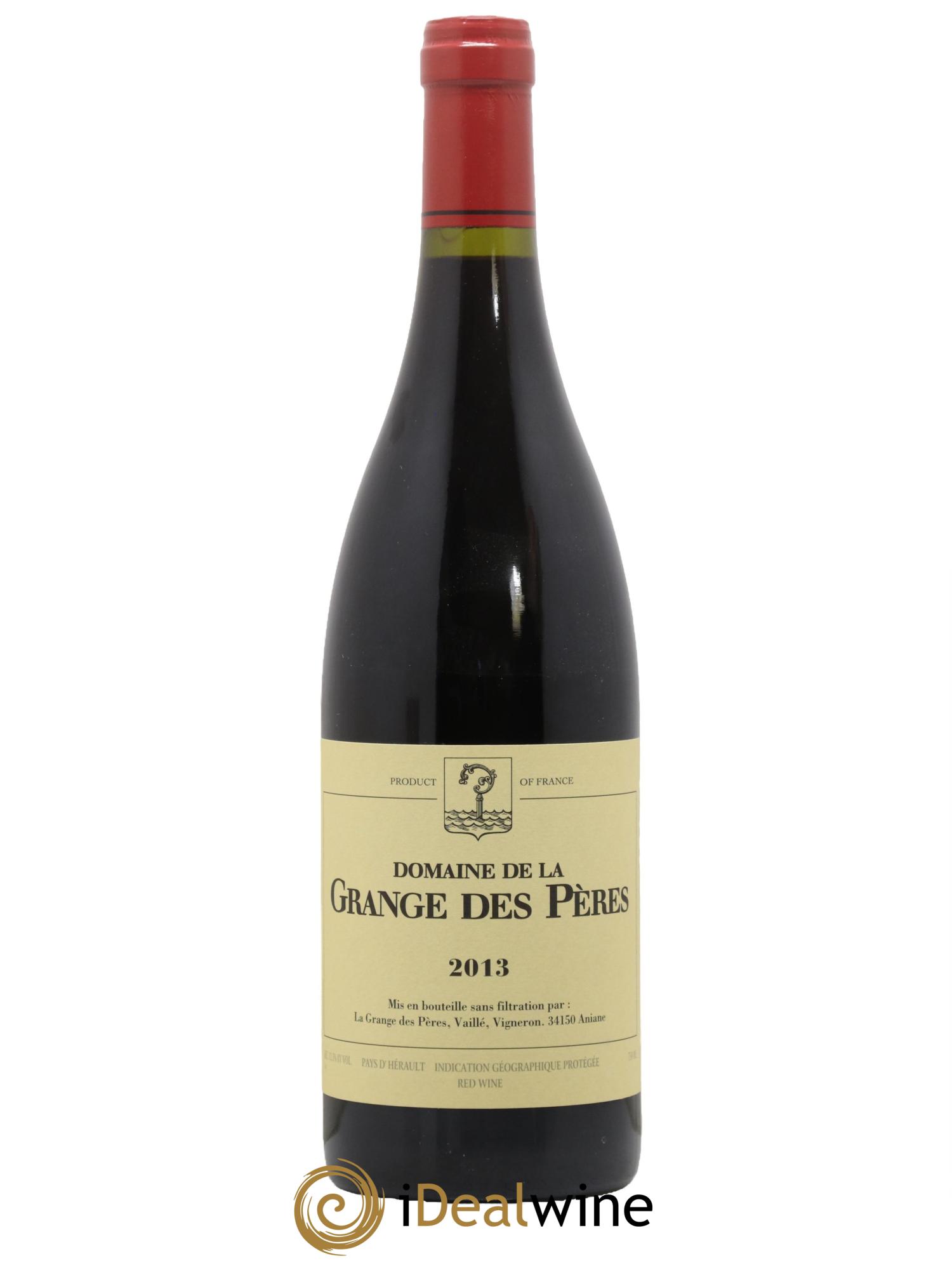 Pays d'Hérault Grange des Pères Laurent Vaillé 2013 - Lot de 1 bouteille - 0