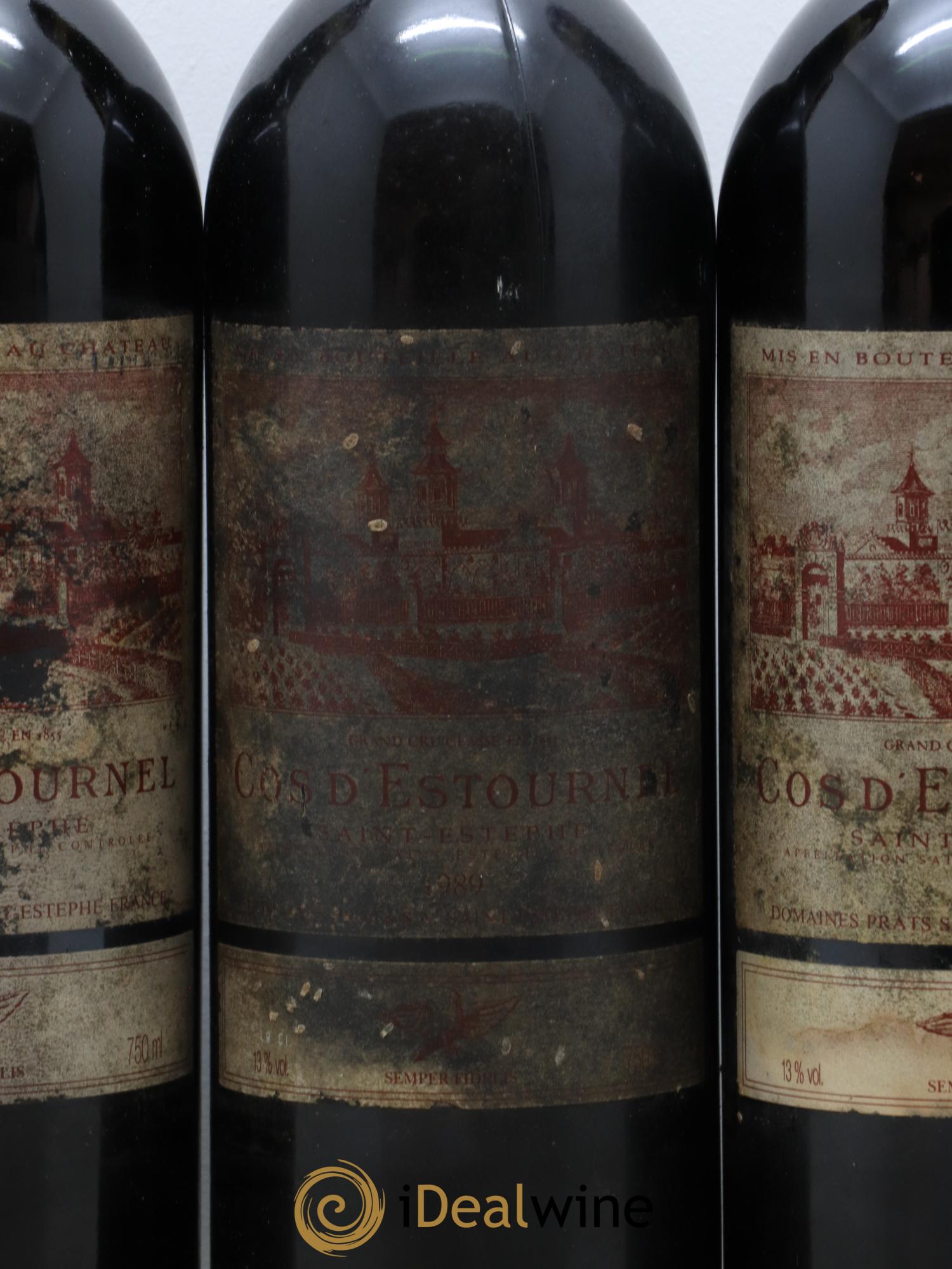 Cos d'Estournel 2ème Grand Cru Classé 1989 - Lot de 3 bouteilles - 1