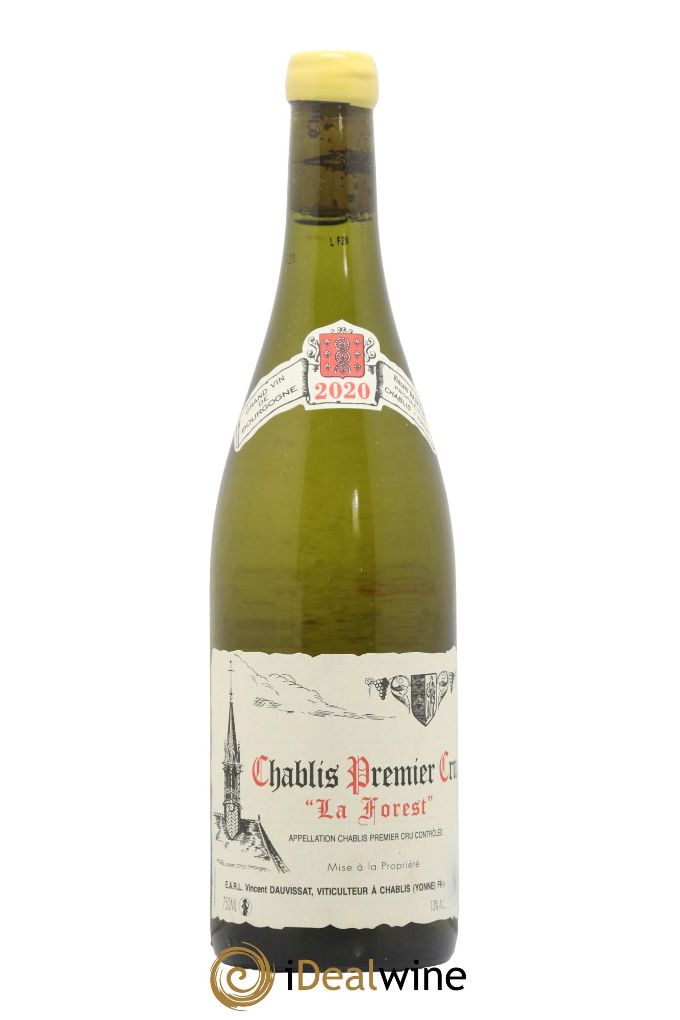 Chablis 1er Cru La Forest Vincent Dauvissat (Domaine) 2020 - Lot de 1 bouteille - 0