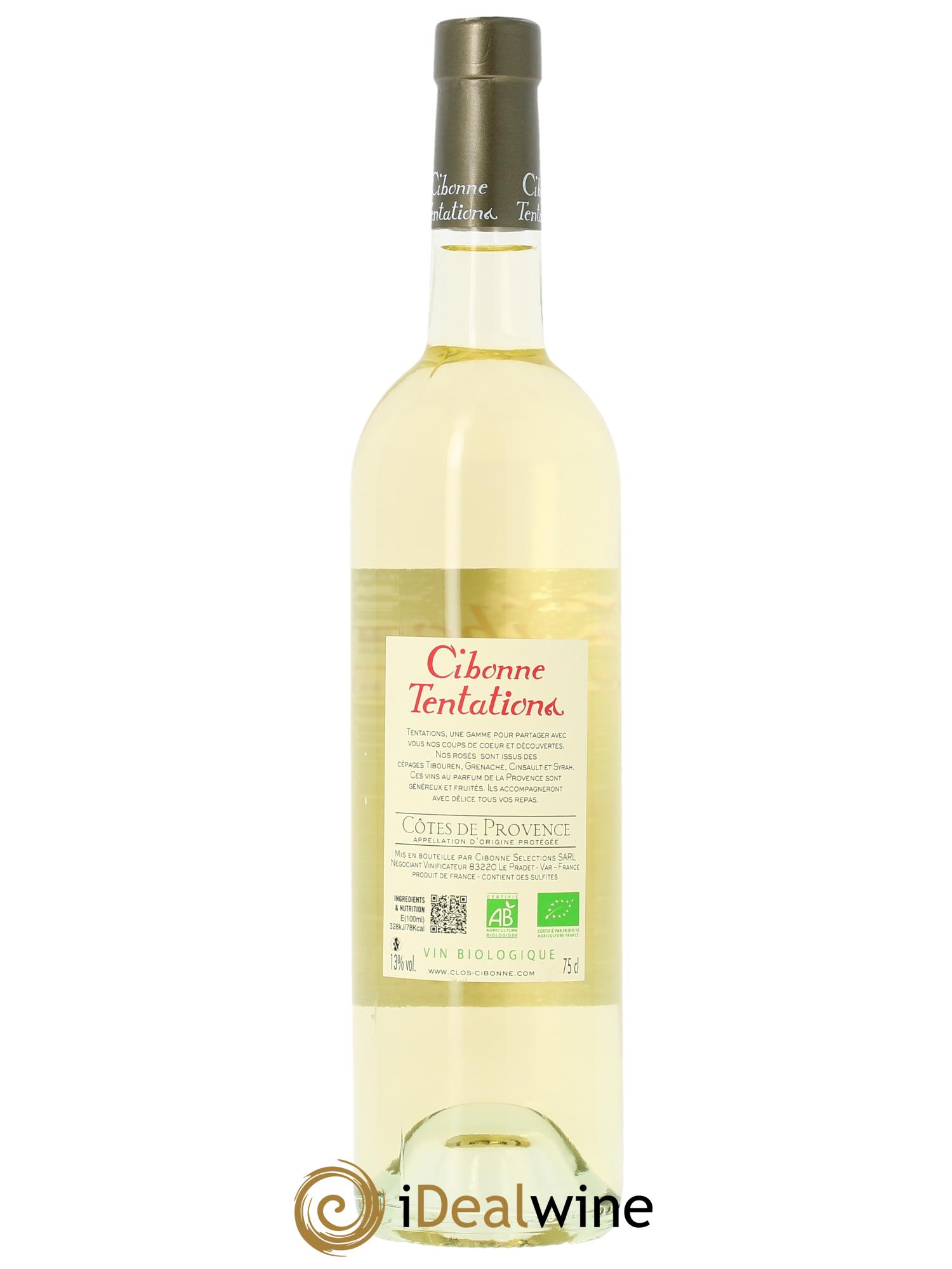 Côtes de Provence Clos Cibonne Tentations 2025 - Posten von 1 Flasche - 1