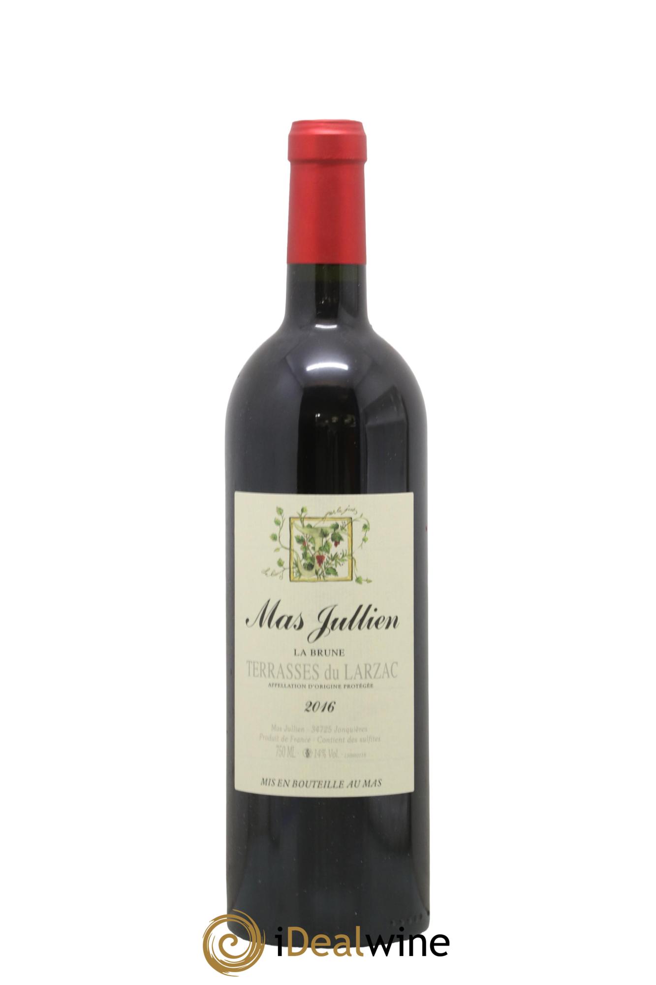 Terrasses du Larzac Mas Jullien La Brune Olivier Jullien 2016 - Posten von 1 Flasche - 0