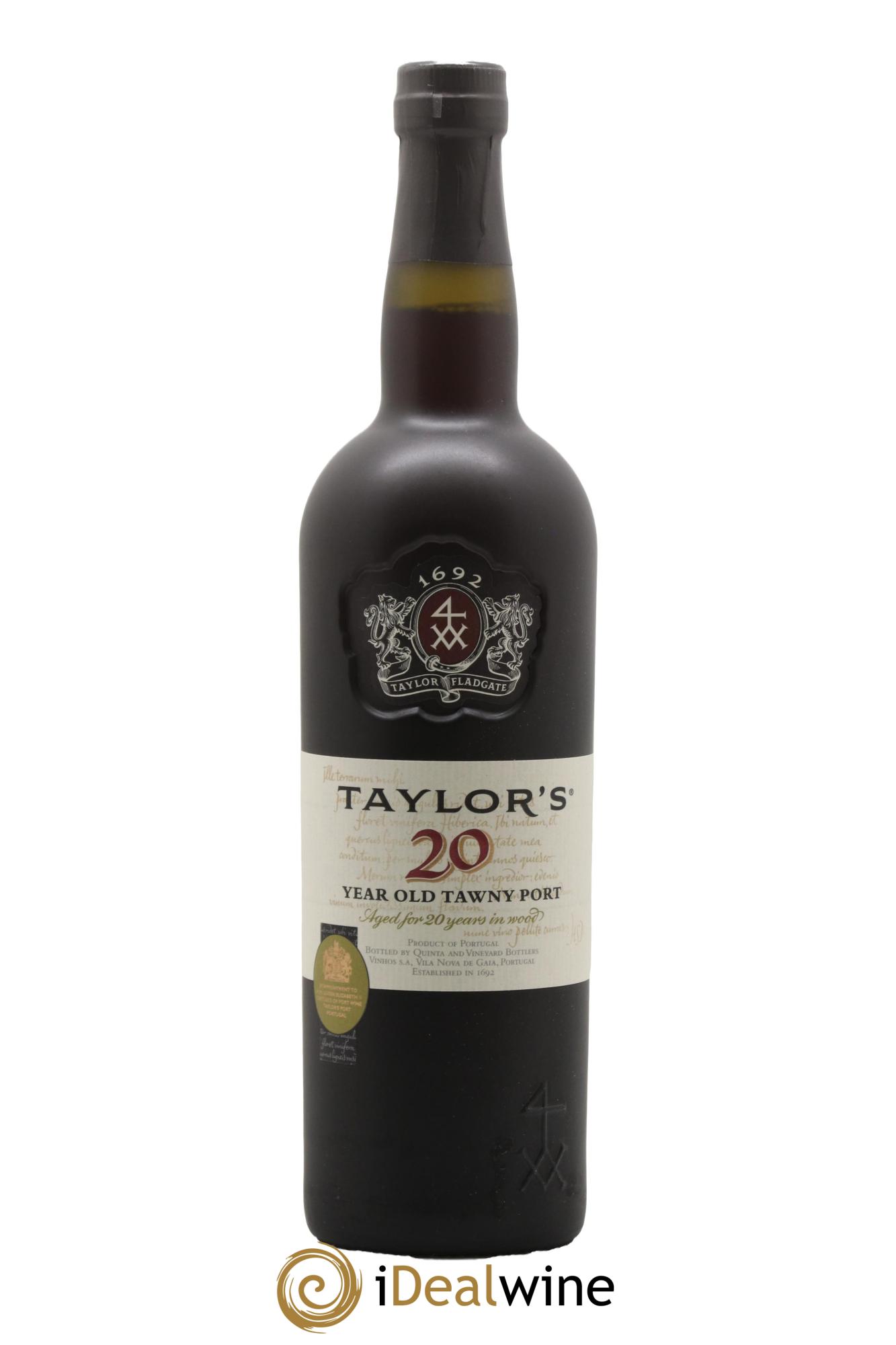 Porto Tawny Taylor's 20 Old Year - Lot de 1 bouteille - 0