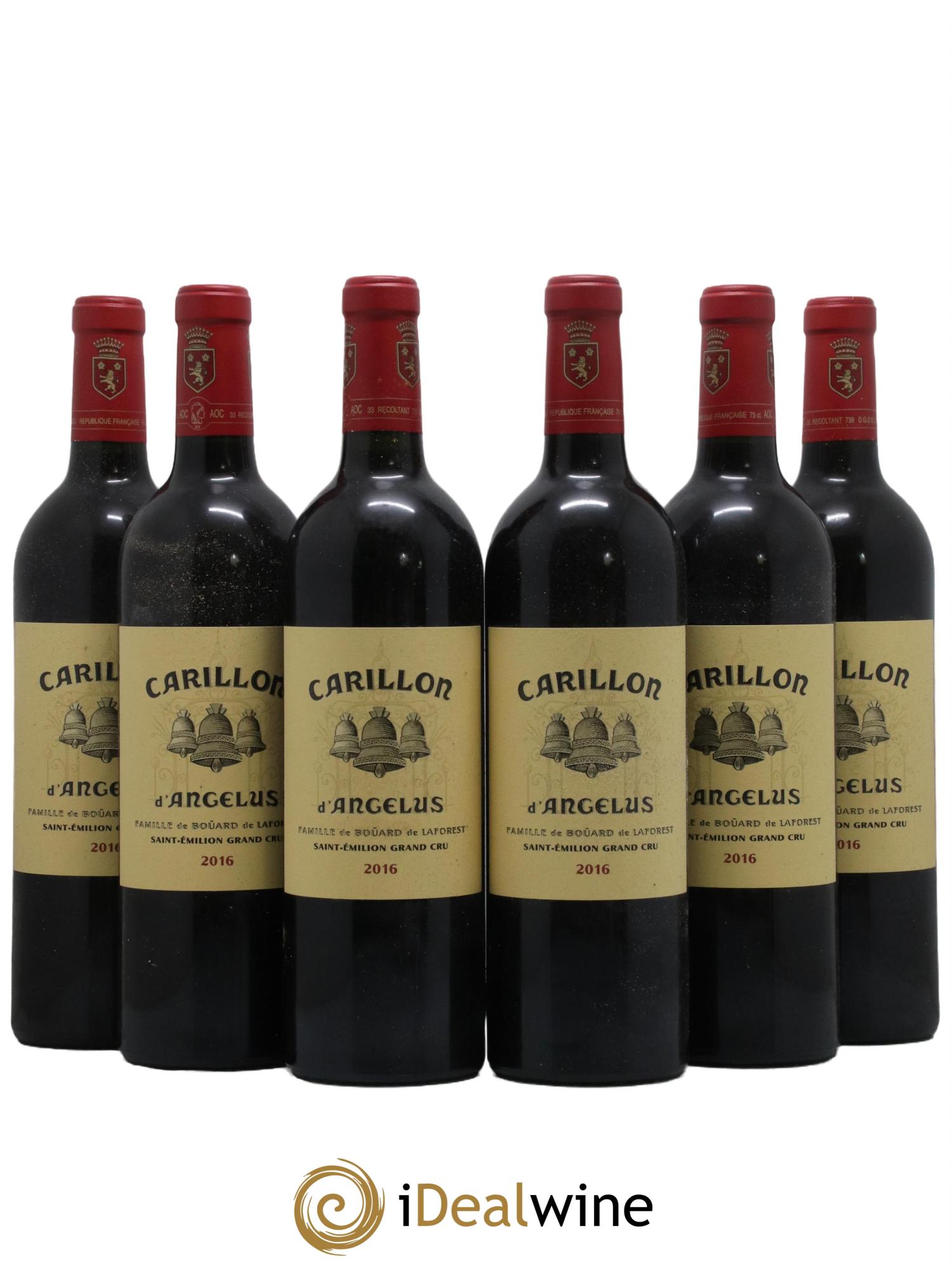 Le Carillon de l'Angélus Second Vin 2016 - Lot de 6 bouteilles - 0