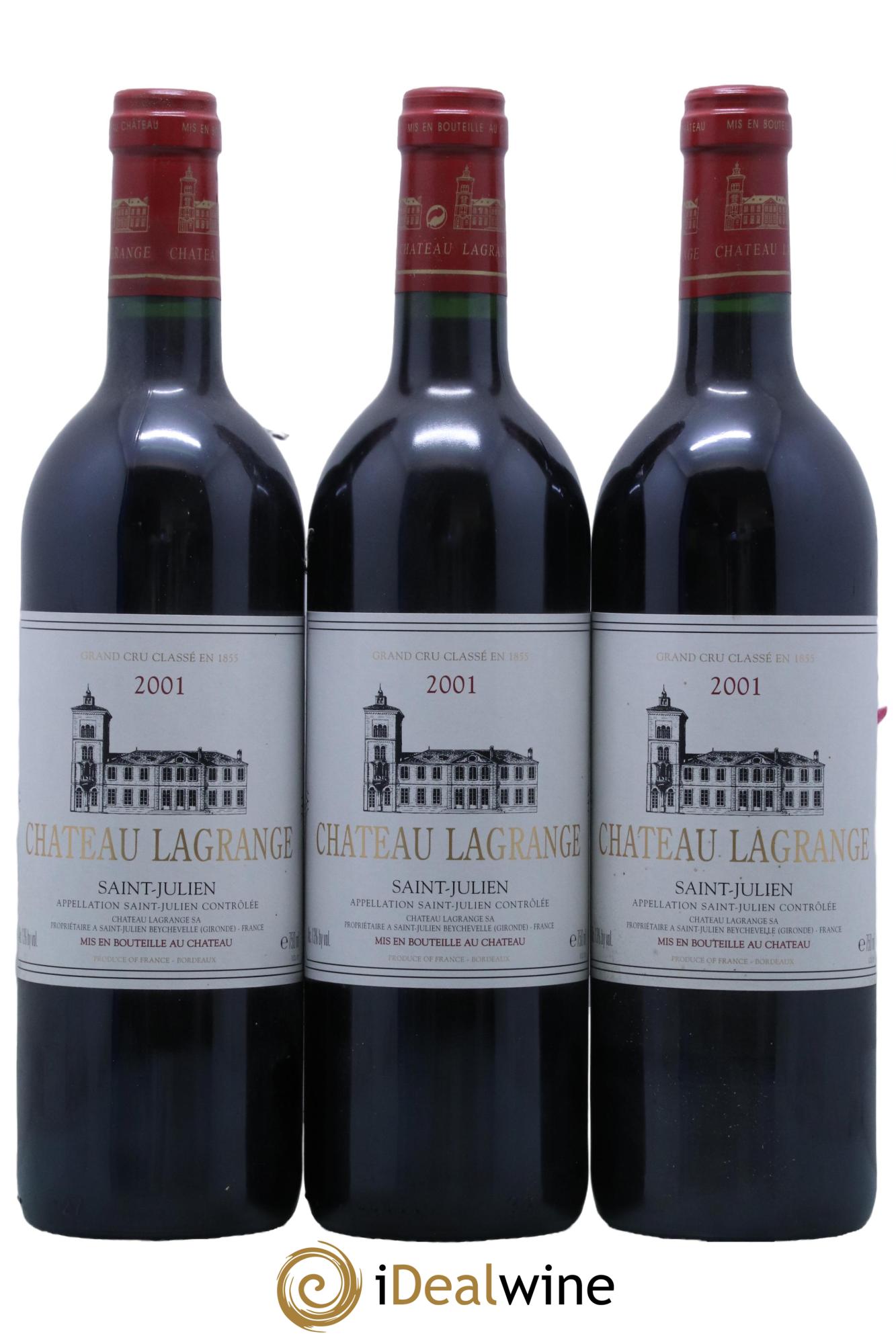 Château Lagrange 3ème Grand Cru Classé 2001 - Lot de 6 bouteilles - 1