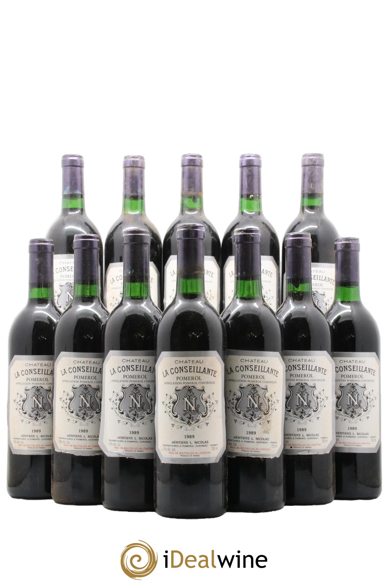 Château la Conseillante 1989 - Lot de 12 bouteilles - 0