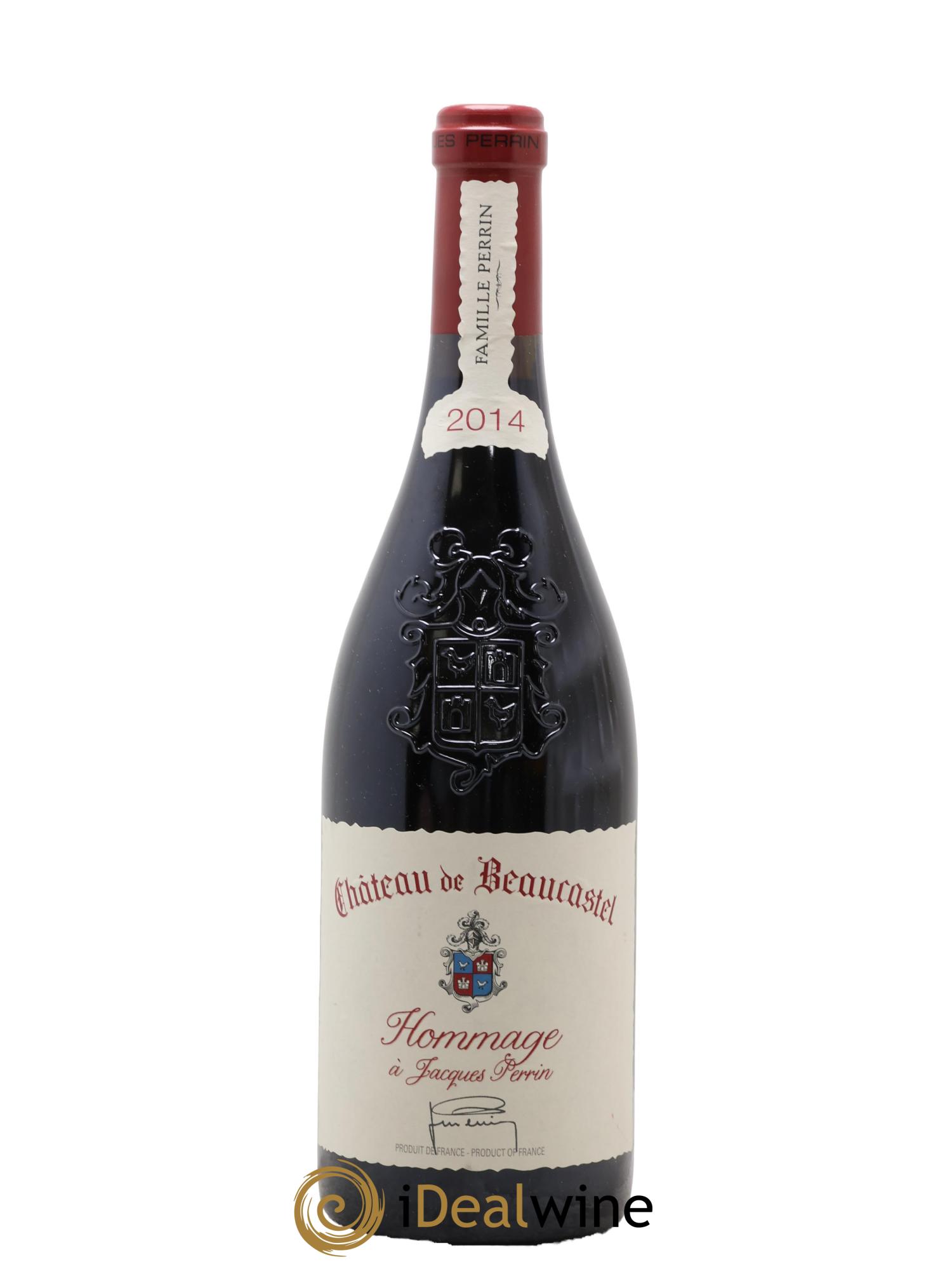 Châteauneuf-du-Pape Château de Beaucastel Hommage à Jacques Perrin Famille Perrin 2014 - Lotto di 1 bottiglia - 0