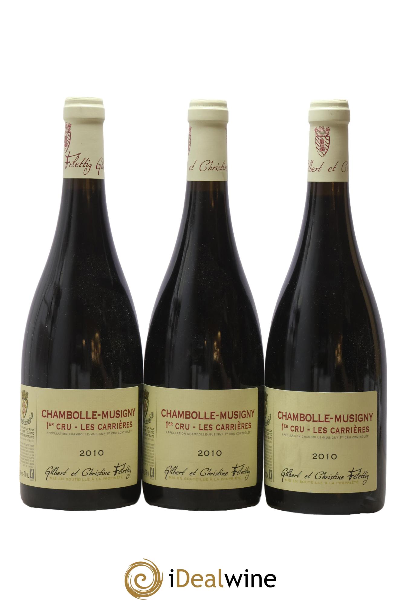 Chambolle-Musigny 1er Cru Les Carrières Felettig (Domaine) 2010 - Lot de 3 bouteilles - 0