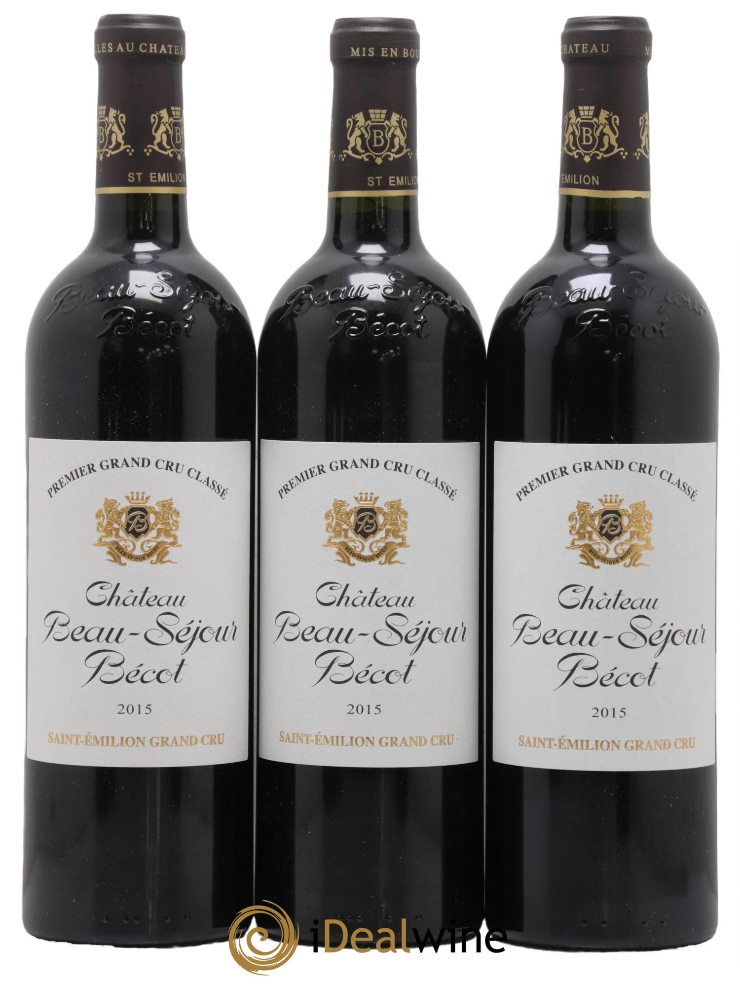 Château Beau-Séjour Bécot 1er Grand Cru Classé B 2015 - Lot de 6 bouteilles - 2