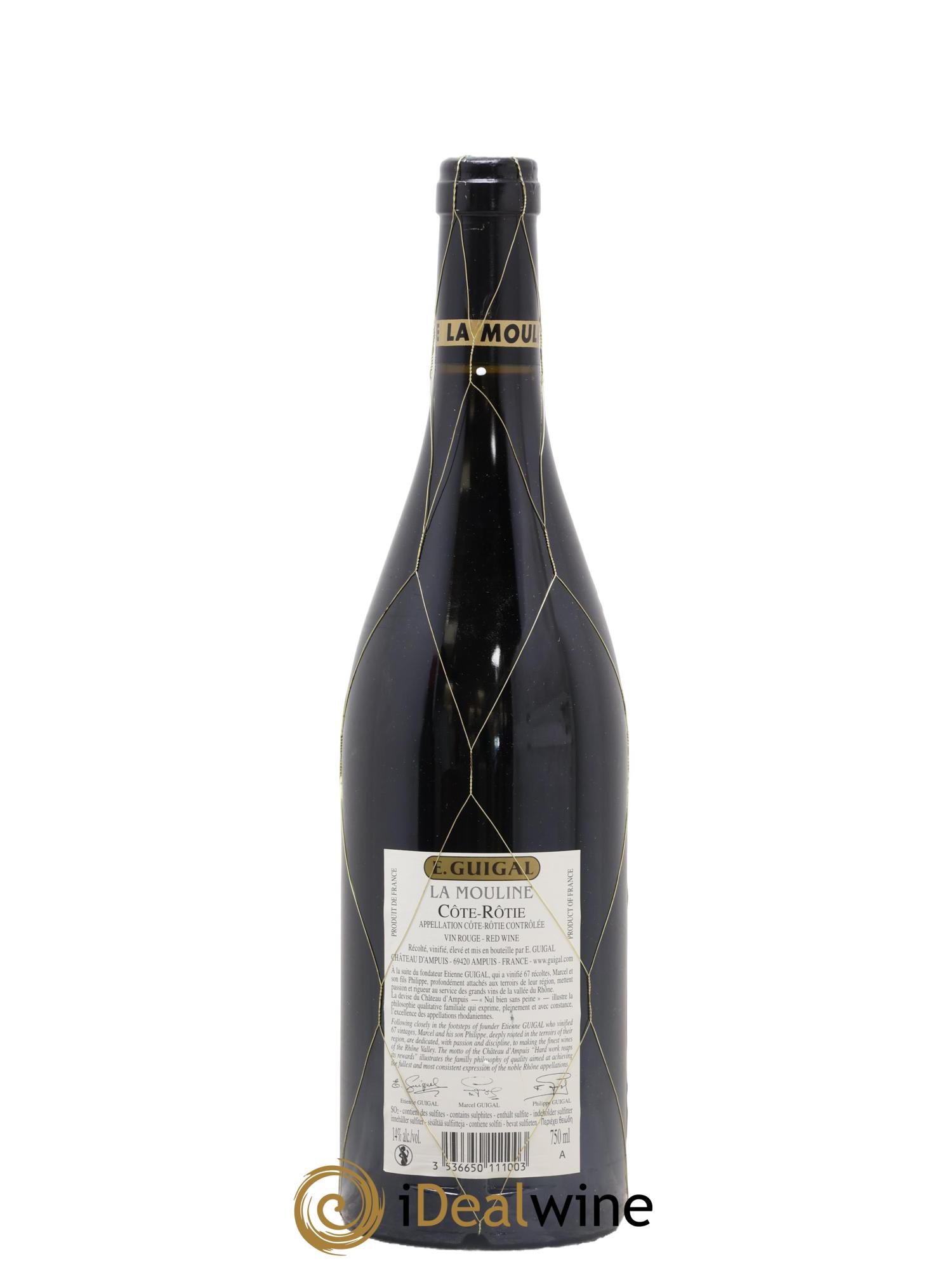 Côte-Rôtie La Mouline Guigal 2015 - Lot of 1 bottle - 1