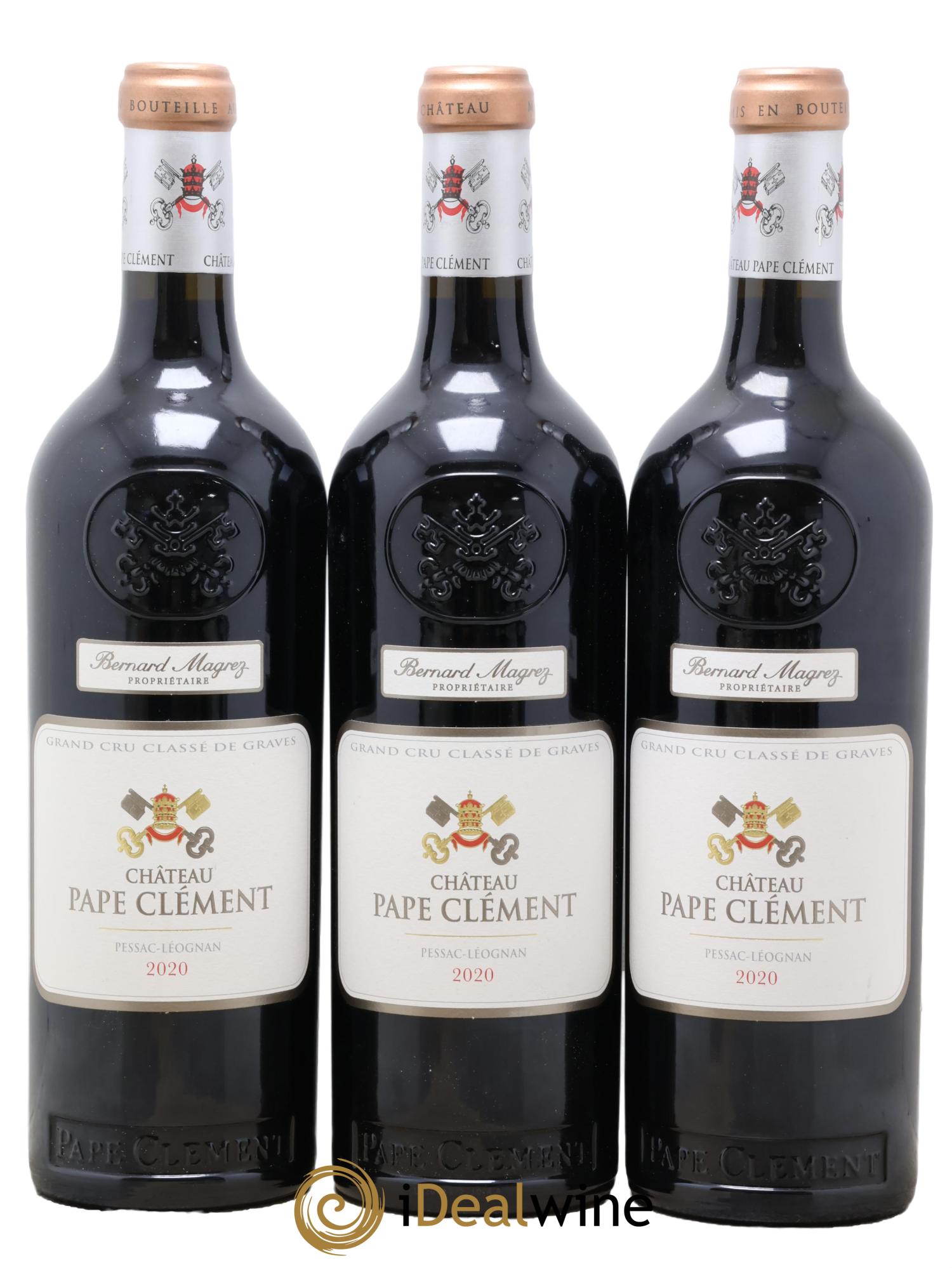 Château Pape Clément Cru Classé de Graves 2020 - Lot of 3 bottles - 0
