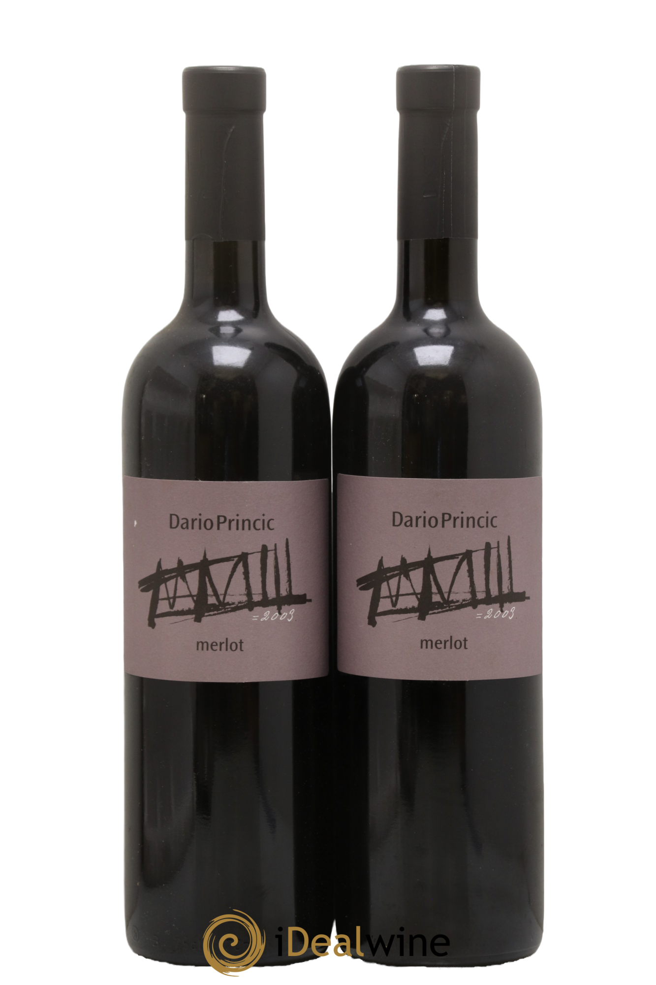 Vénétie Merlot Dario Princic 2003 - Lot of 2 bottles - 0