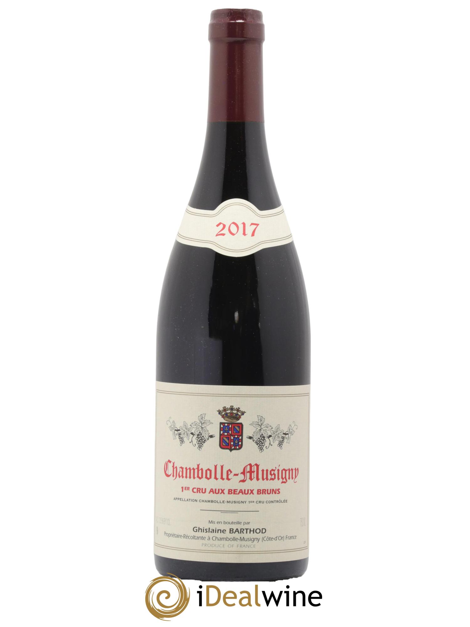 Chambolle-Musigny 1er Cru Aux Beaux Bruns Ghislaine Barthod 2017 - Lot de 1 bouteille - 0