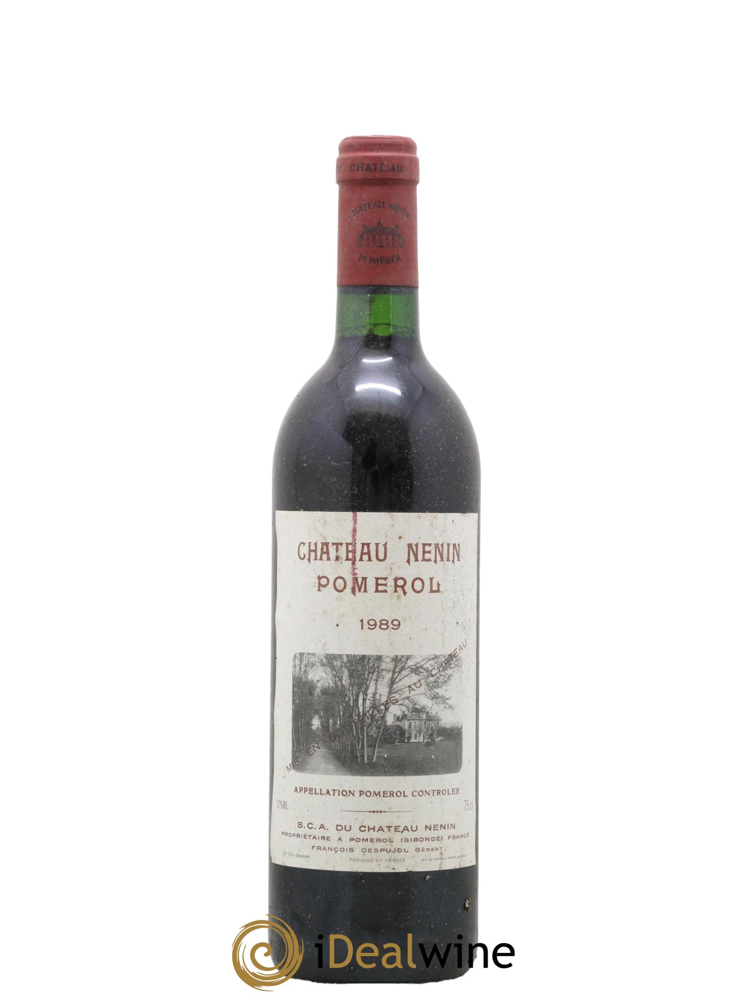 Château Nenin 1989 - Lot de 1 bouteille - 0