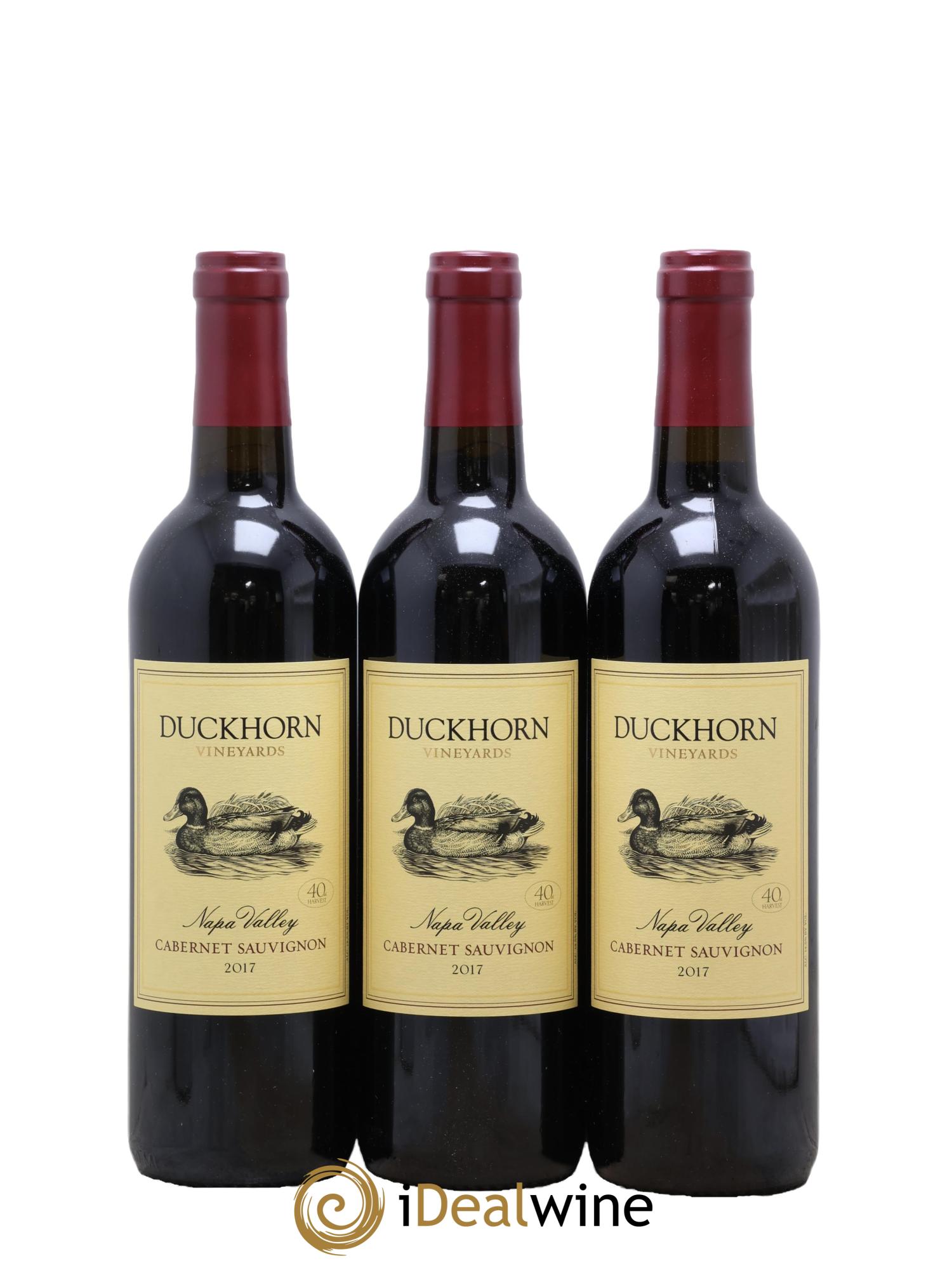 USA Napa Valley Cabernet Sauvignon Duckhorn 2017 - Lotto di 3 bottiglie - 0