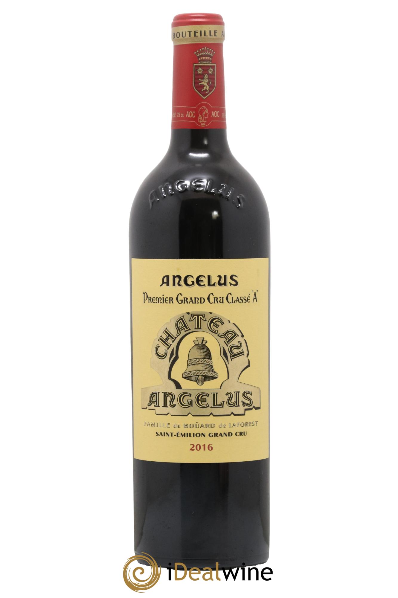 Château Angélus 1er Grand Cru Classé A 2016 - Lot de 1 bouteille - 0