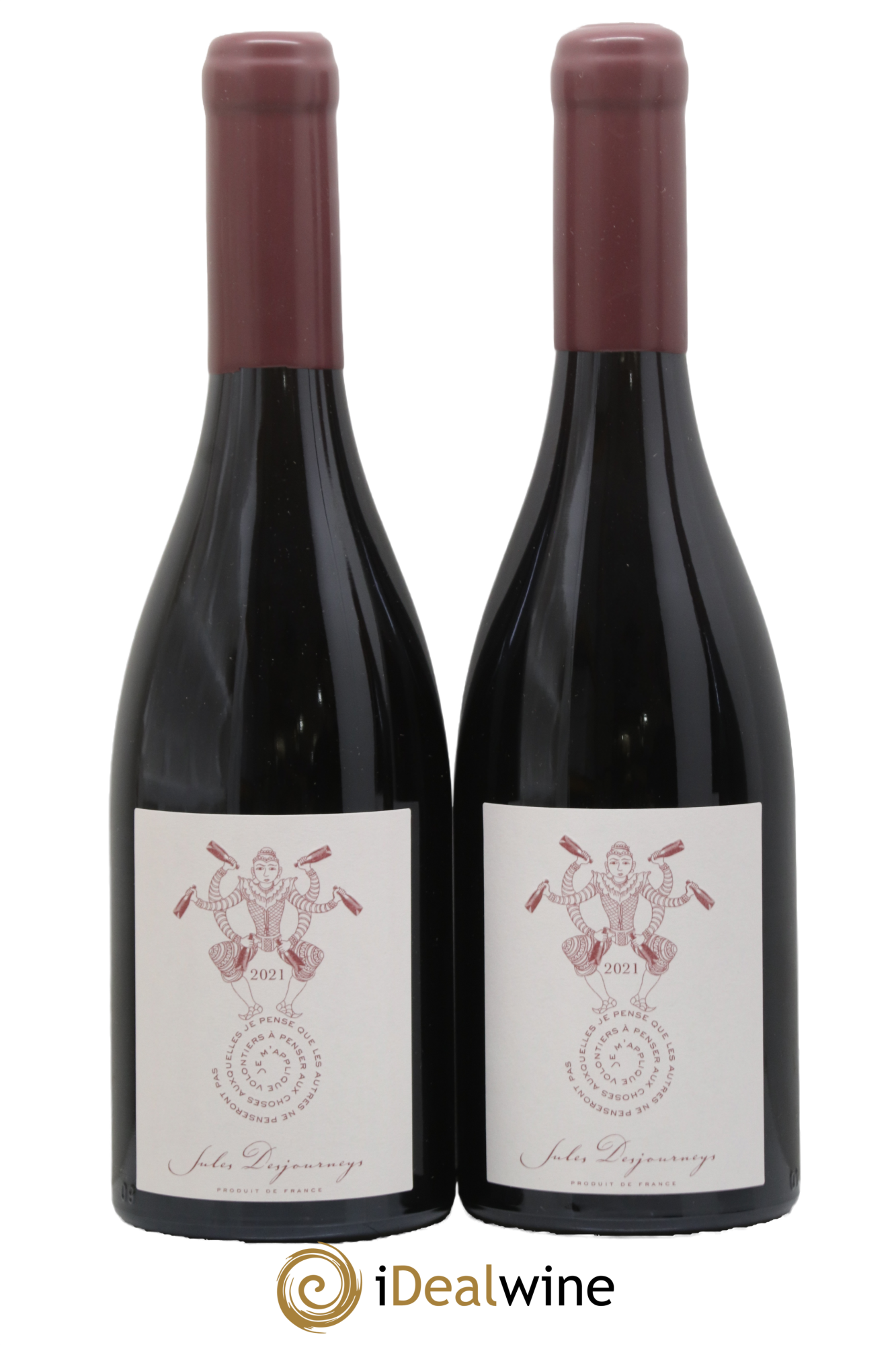 Beaujolais Jules Desjourneys 2021 - Lot de 2 bouteilles - 0