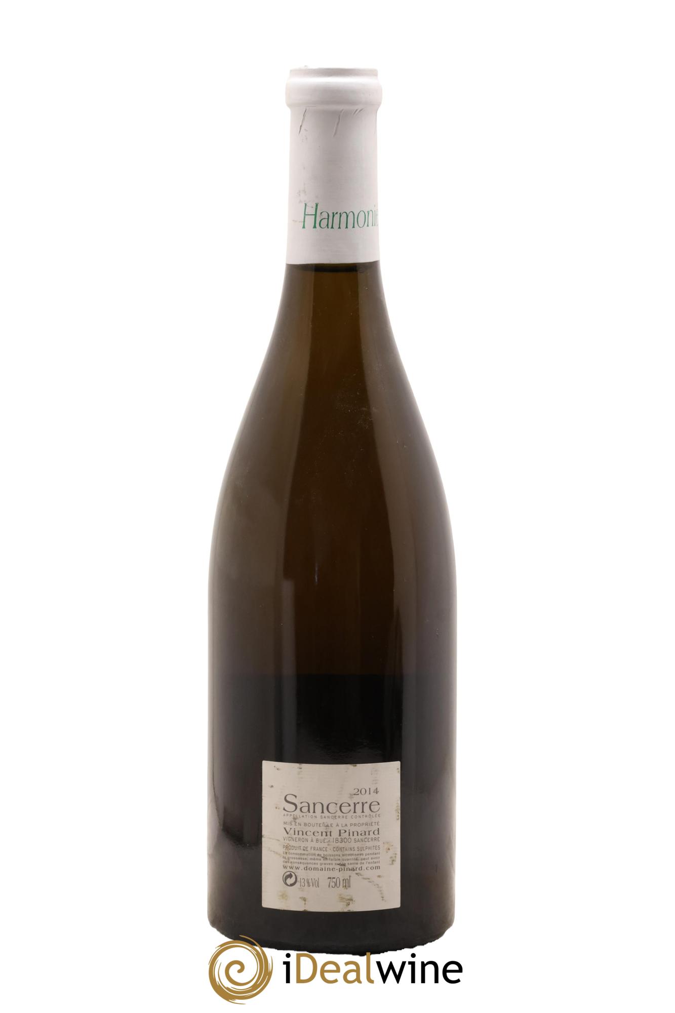 Sancerre Harmonie Vincent Pinard 2014 - Lot de 1 bouteille - 1