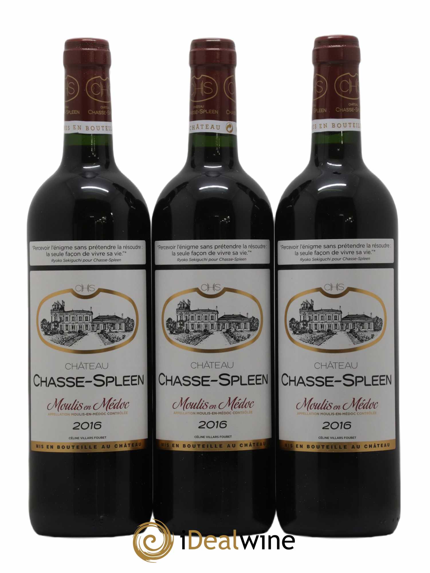 Château Chasse Spleen  2016 - Lotto di 6 bottiglie - 2