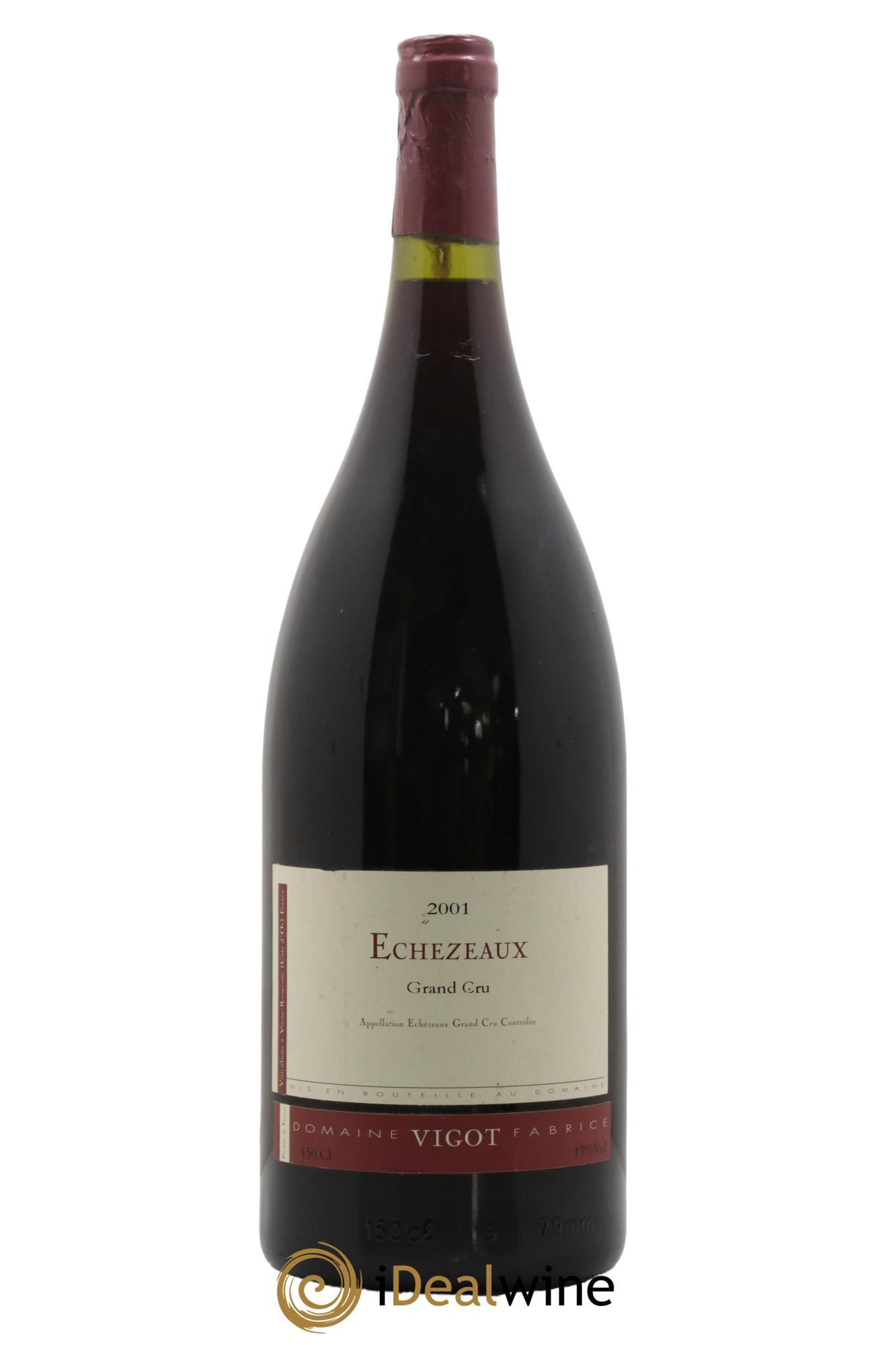 Echezeaux Grand Cru Fabrice Vigot 2001 - Lot of 1 magnum - 0