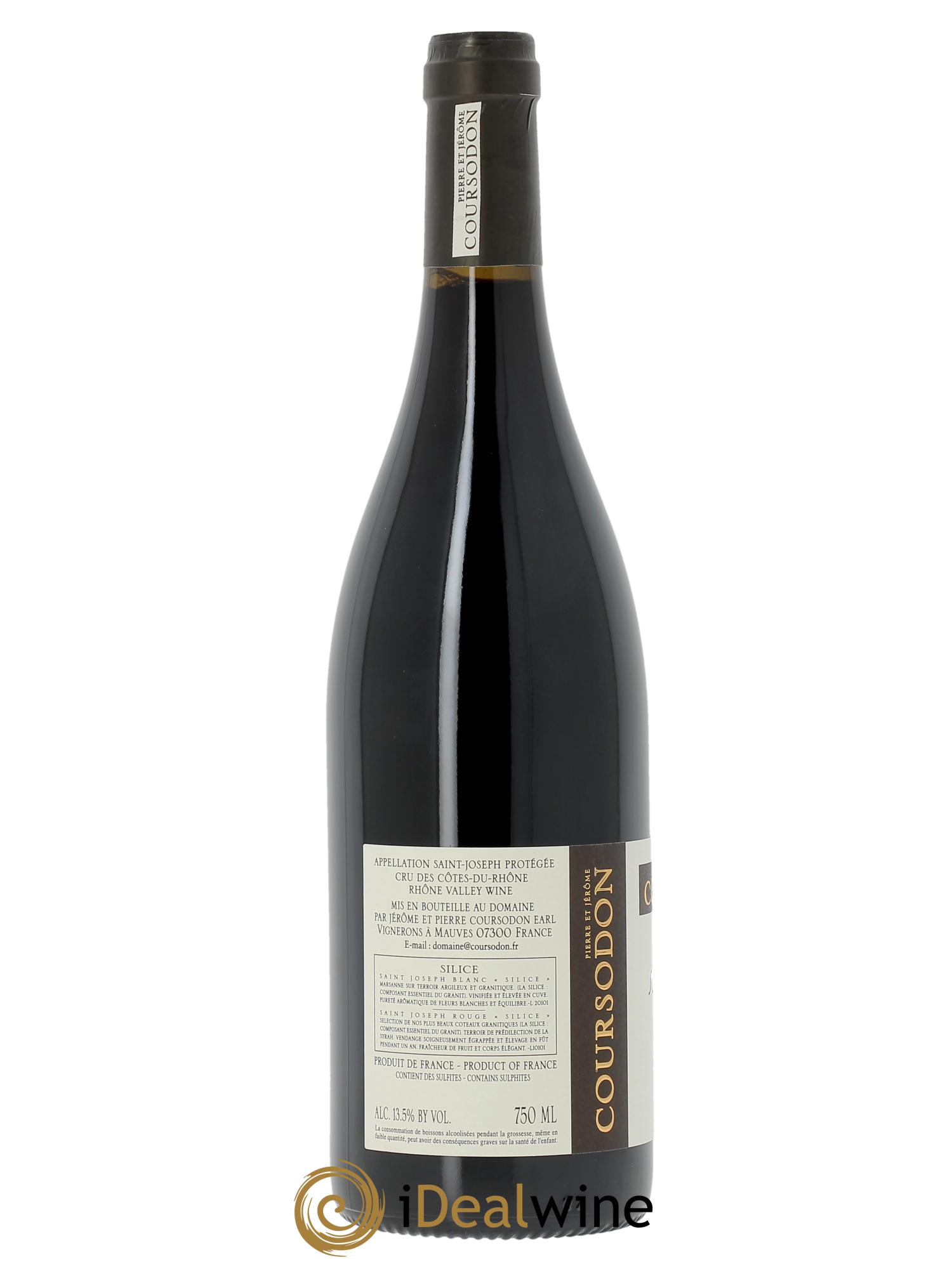 Saint-Joseph Silice Pierre et Jérôme Coursodon  2023 - Lot de 1 bouteille - 1