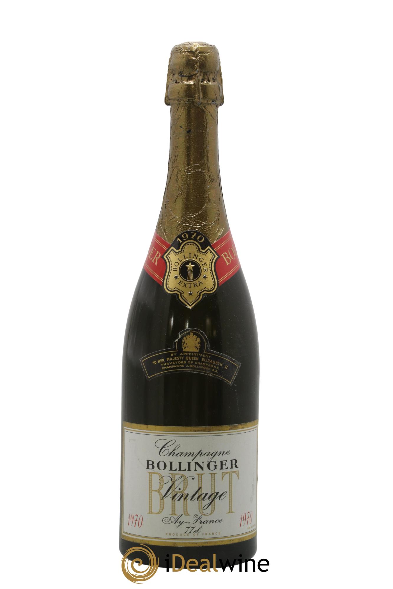 Grande Année Brut Bollinger 1970 - Lot de 1 bouteille - 0