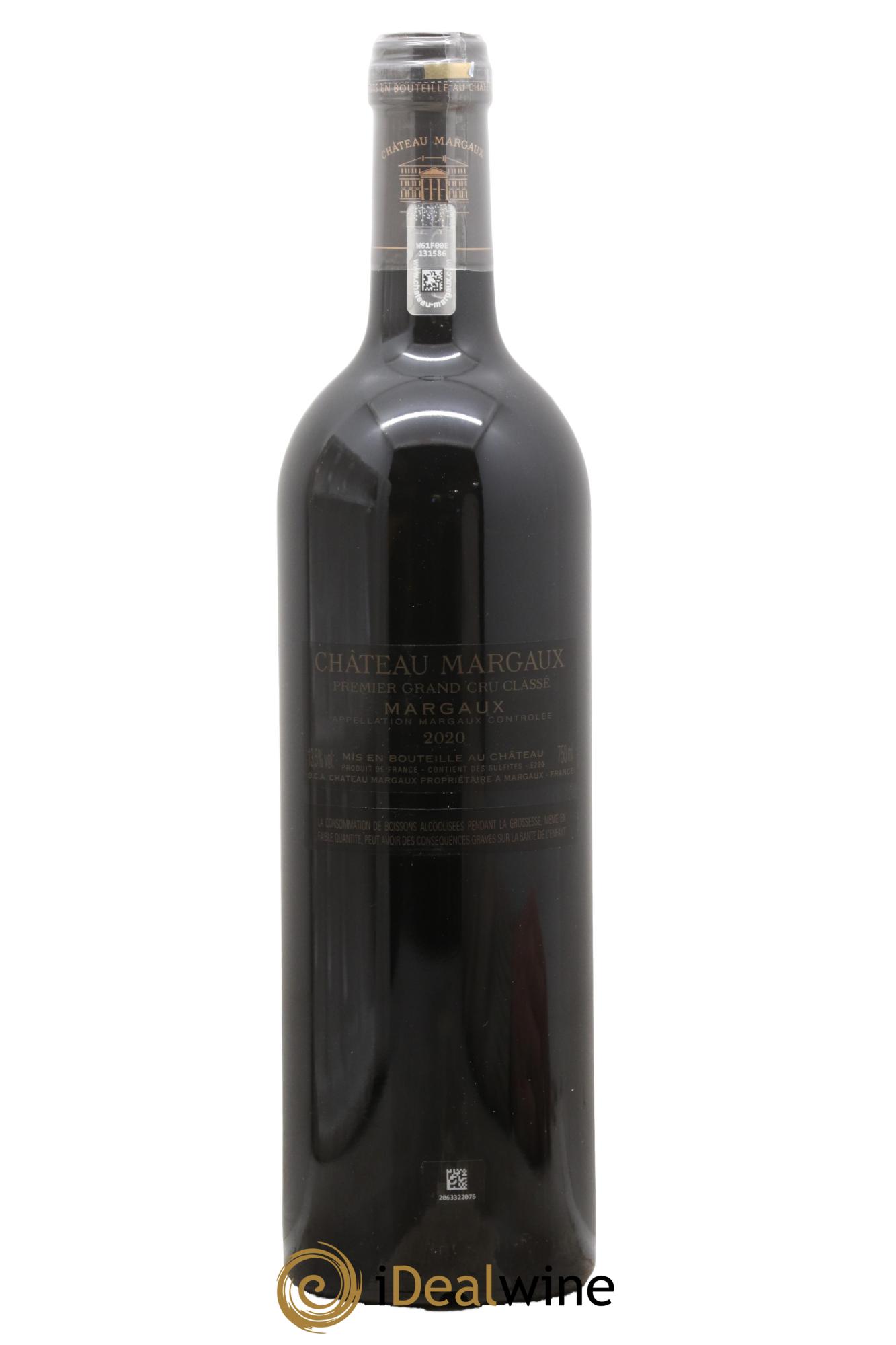 Château Margaux 1er Grand Cru Classé 2020 - Posten von 1 Flasche - 1
