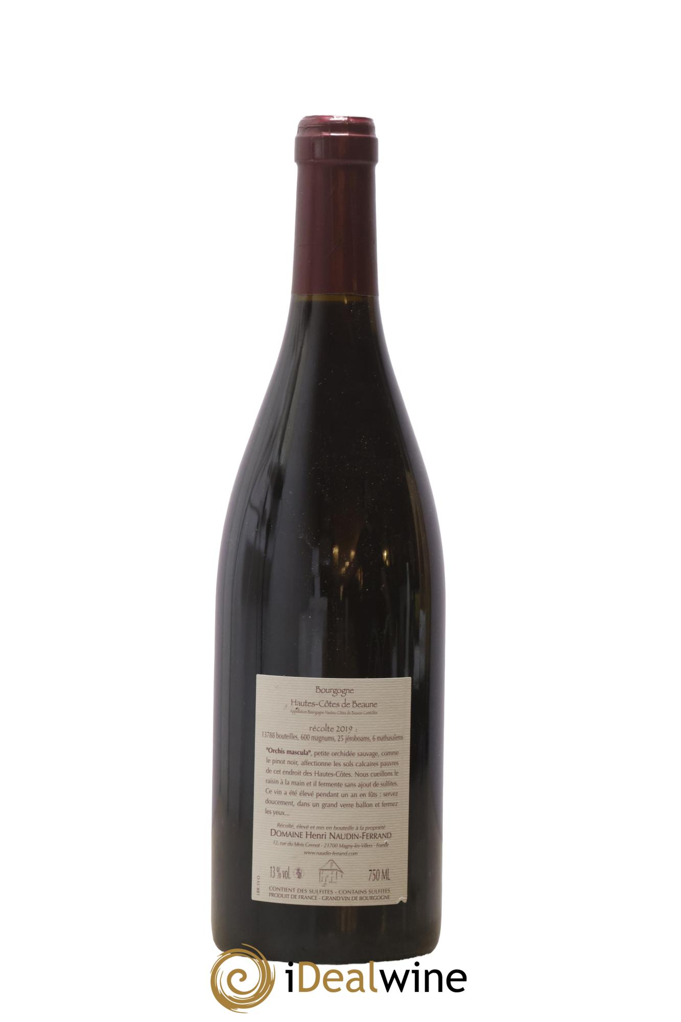 Hautes-Côtes de Beaune Orchis Mascula Naudin-Ferrand (Domaine) 2019 - Posten von 1 Flasche - 1
