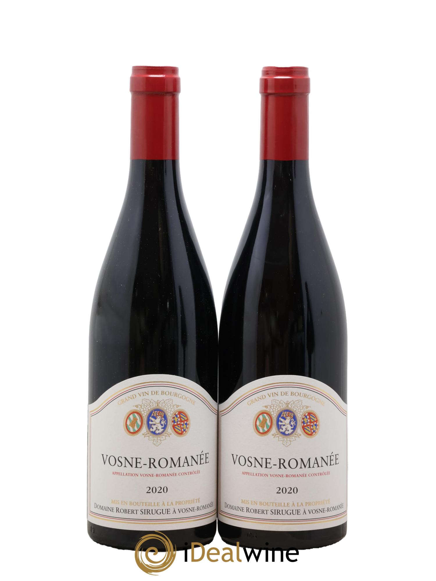 Vosne-Romanée Robert Sirugue (Domaine) 2020 - Lot of 2 bottles - 0