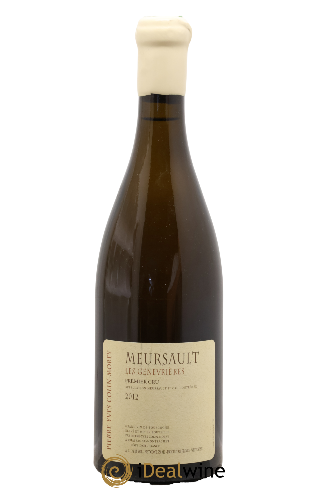 Meursault 1er Cru Les Genevrières Pierre-Yves Colin Morey 2012 - Lot de 1 bouteille - 0