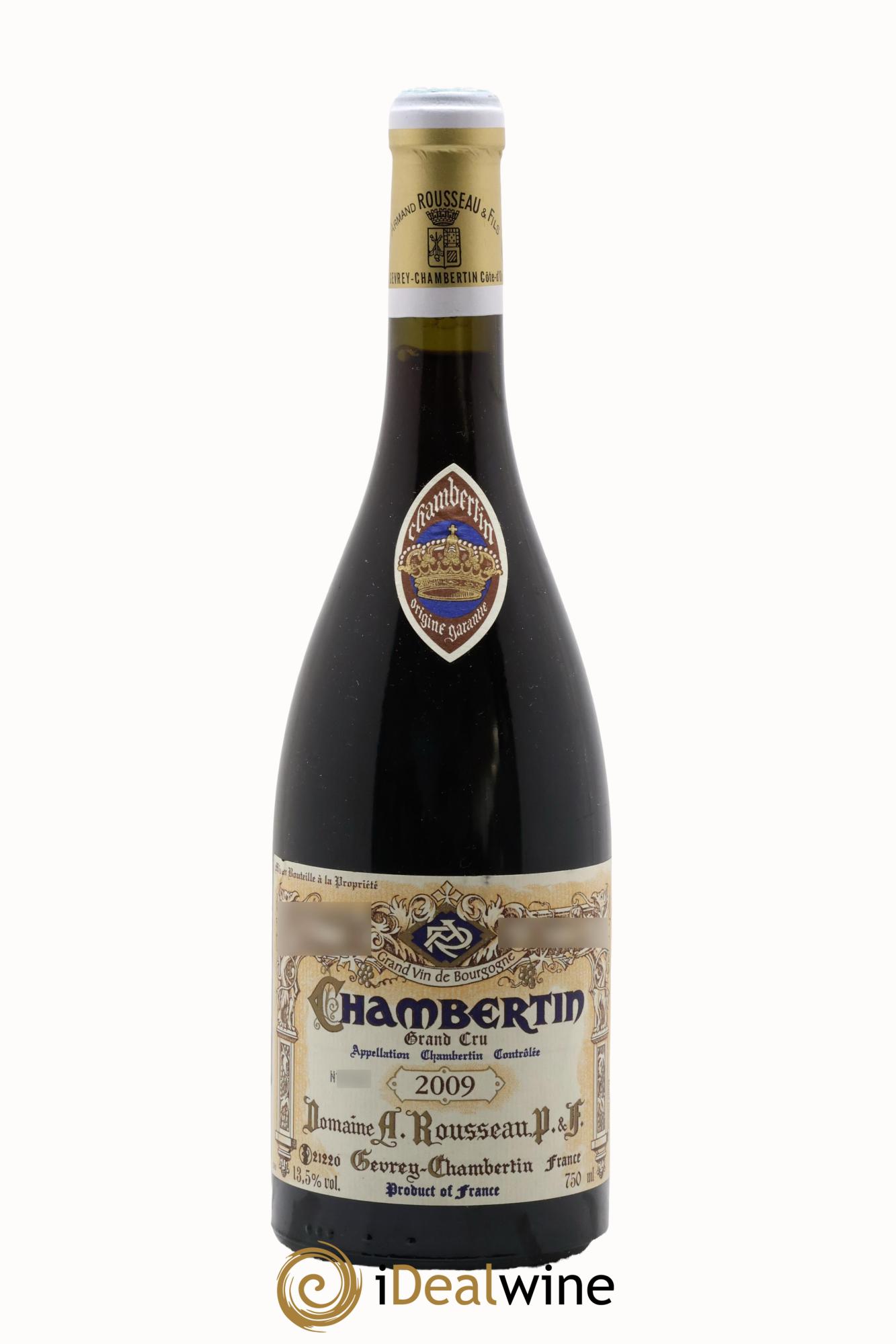 Chambertin Grand Cru Armand Rousseau (Domaine) 2009 - Lot de 1 bouteille - 0