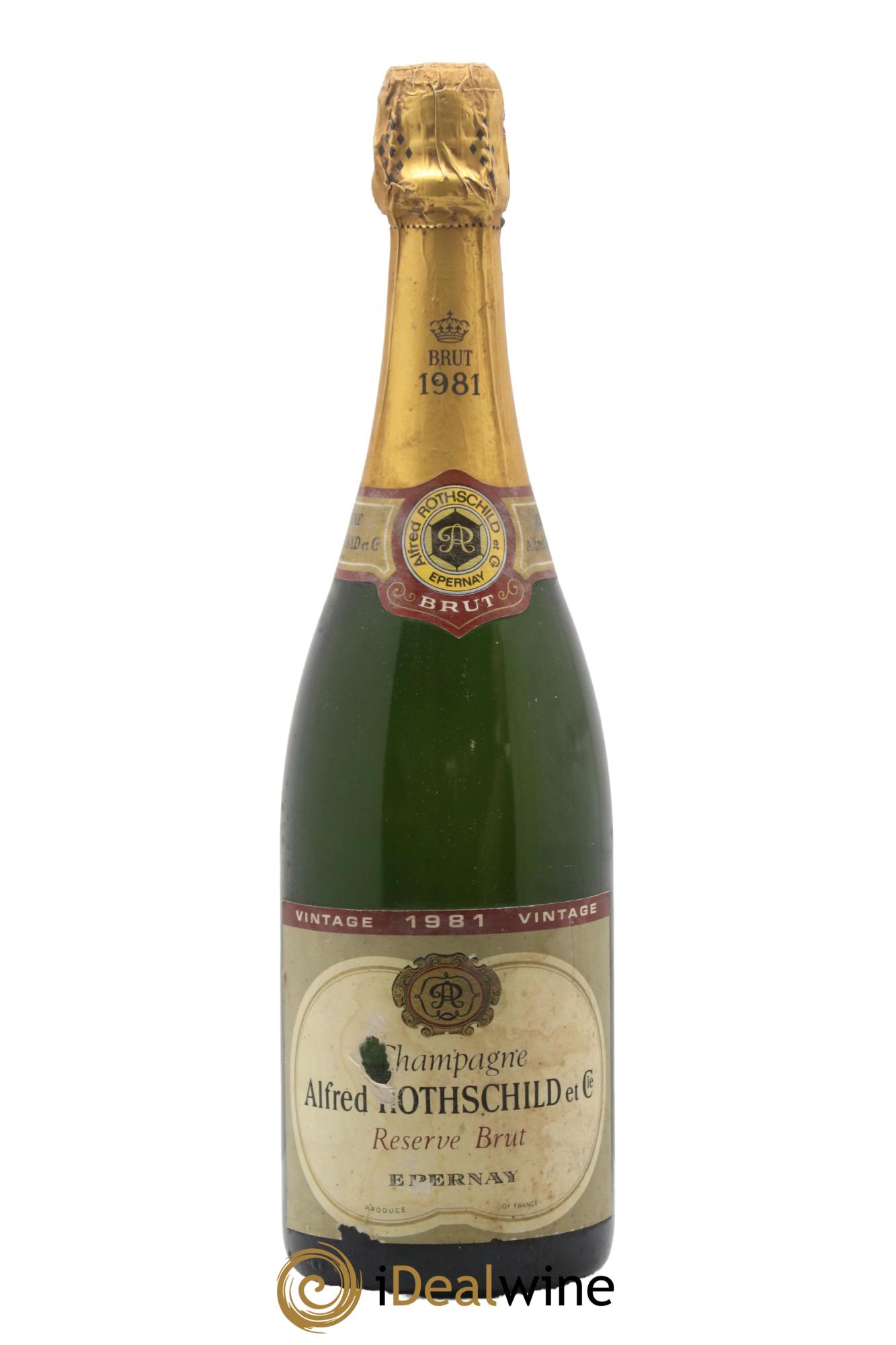 Réserve Brut Alfred Rothschild 1981 - Posten von 1 Flasche - 0