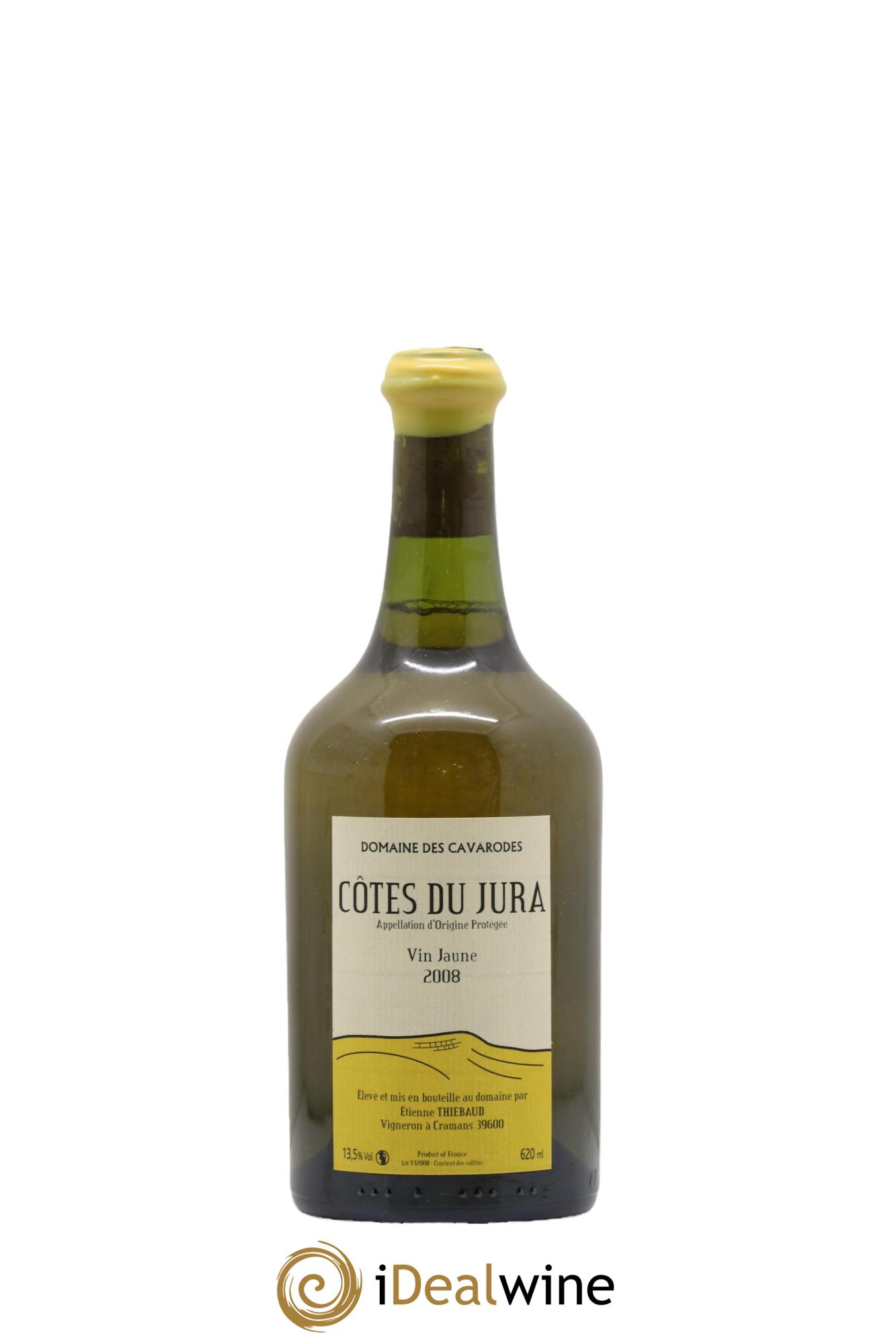 Côtes du Jura Vin Jaune Cavarodes (Domaine des) - Etienne Thiébaud 2008 - Lot de 1 clavelin - 0