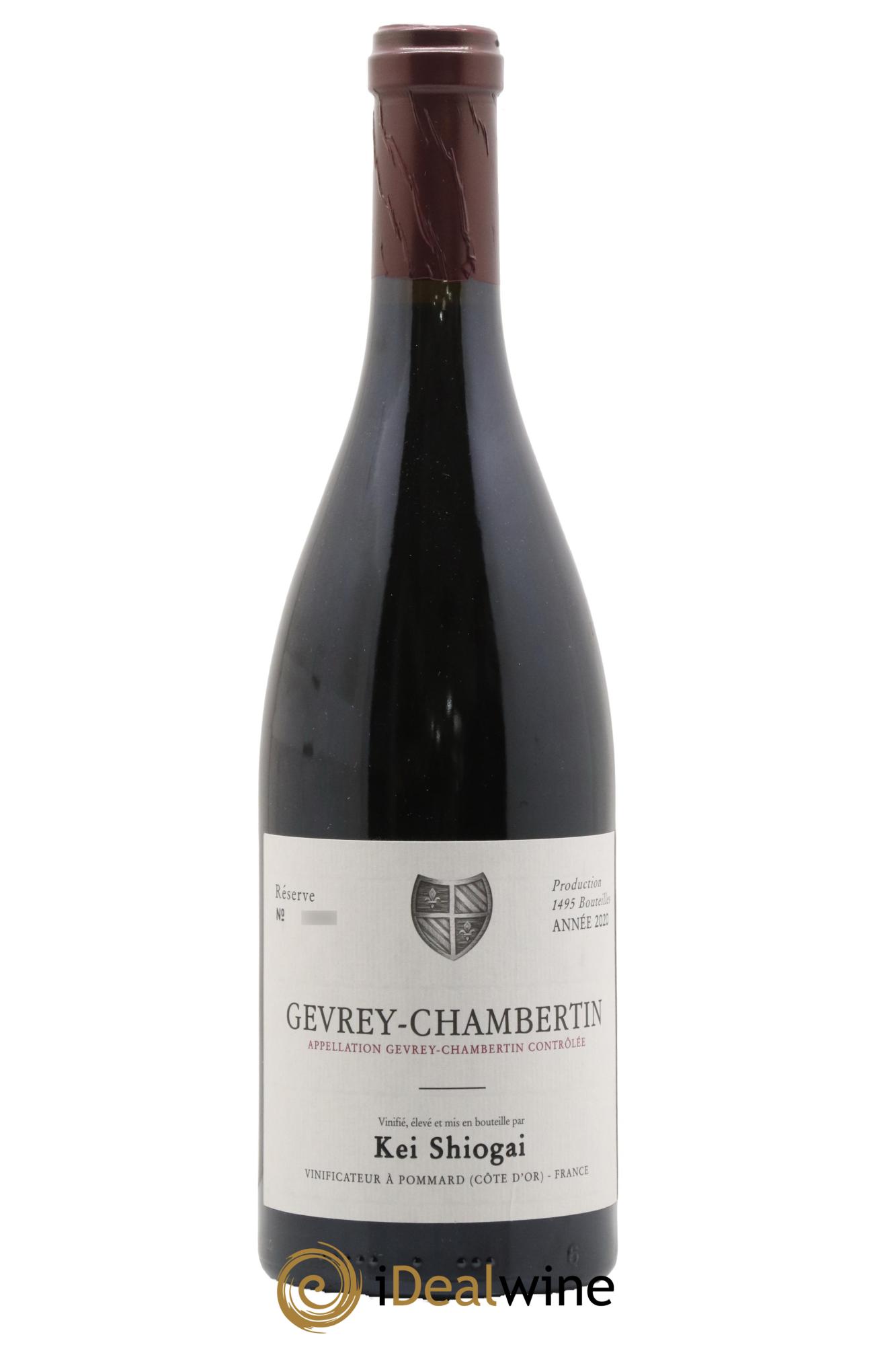 Acheter vin Gevrey-Chambertin Kei Shiogai 2020 (lot: 2476291)