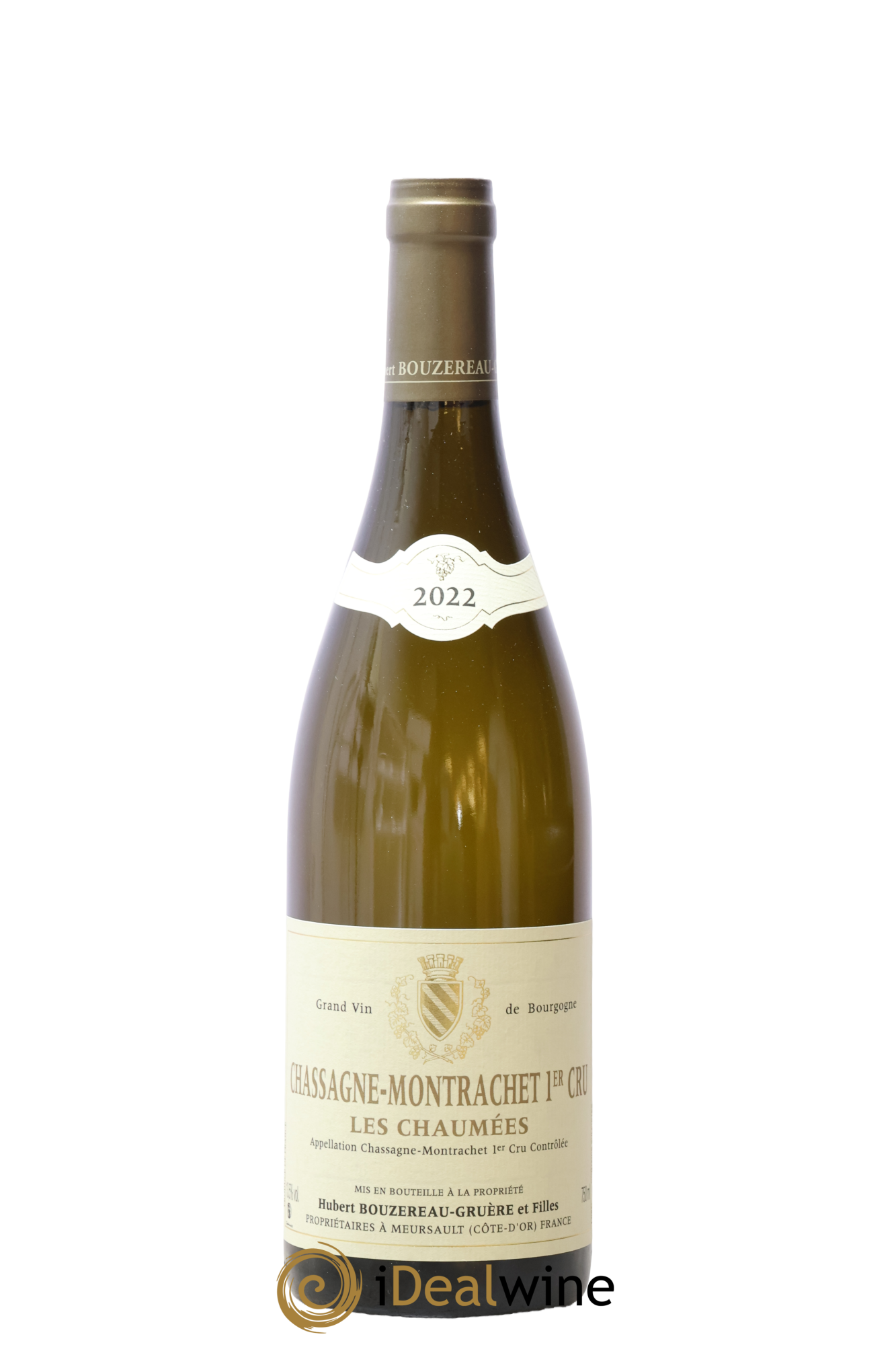 Chassagne-Montrachet 1er Cru Les Chaumees Bouzereau Gruere 2022 - Lot de 1 bouteille - 0