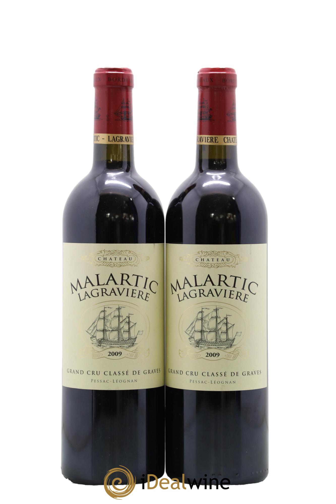 Château Malartic-Lagravière Cru Classé de Graves 2009 - Lot de 2 bouteilles - 0