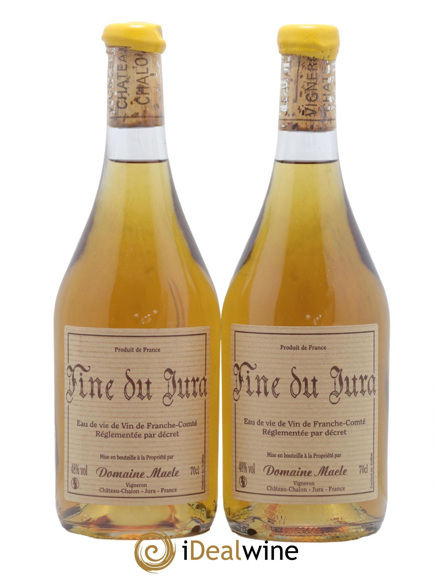 Alcools divers Fine du Jura Domaine Macle - Lot of 2 bottles - 0