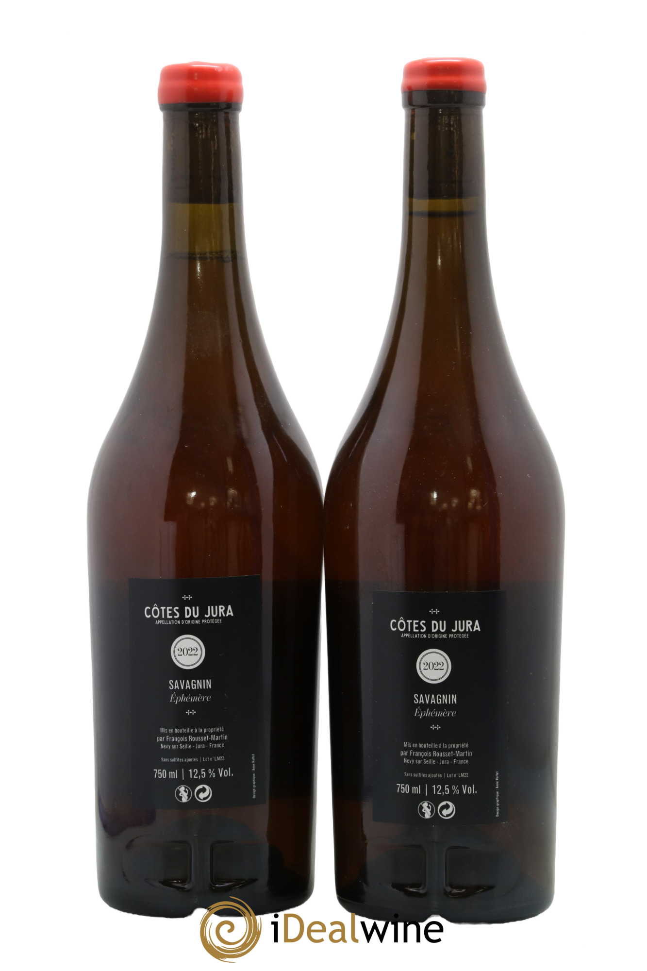 Côtes du Jura Macération Ephémère François Rousset Martin 2022 - Lot of 2 bottles - 1