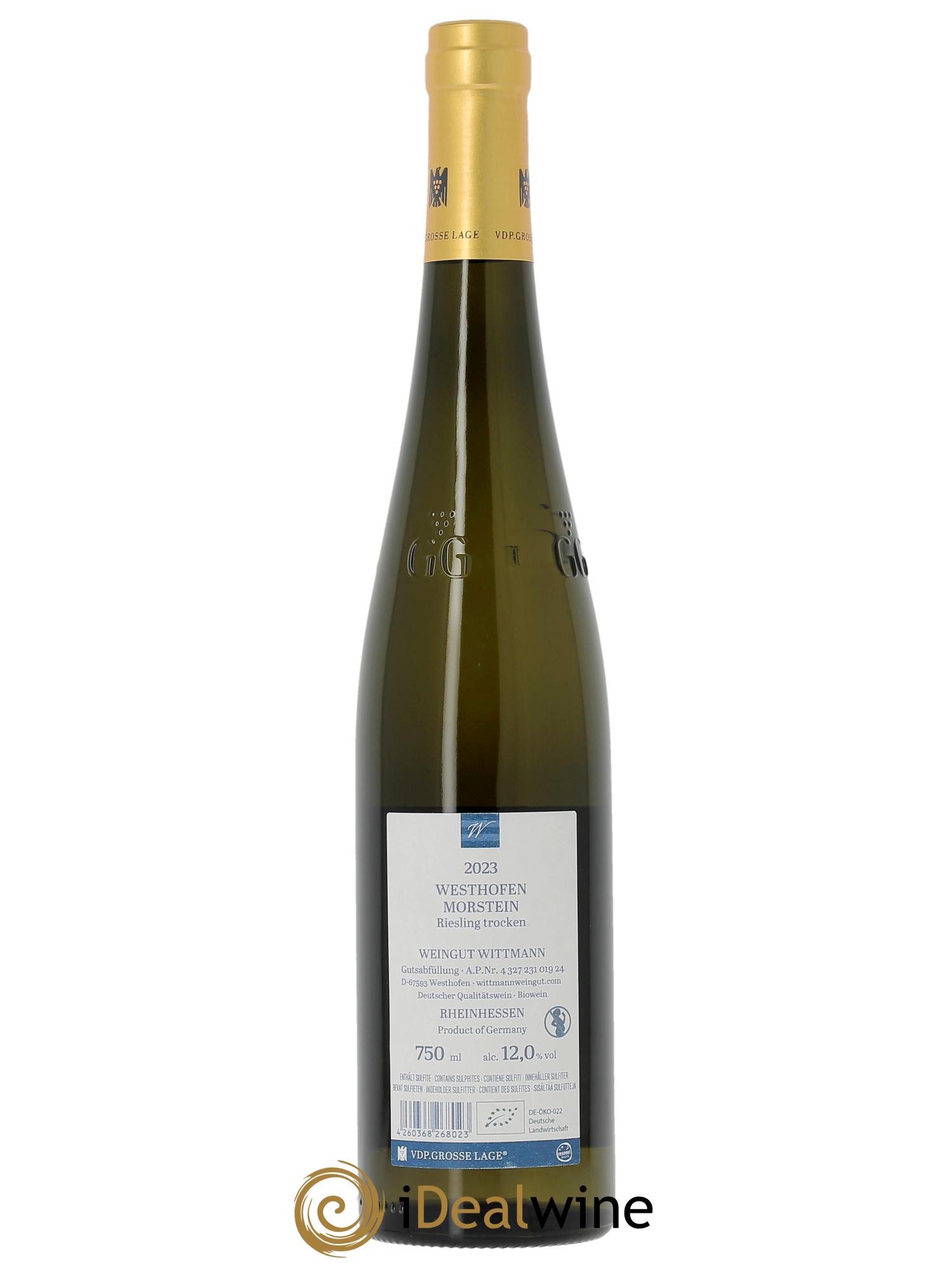 Riesling Wittmann Westhofen Morstein Grosse Gewäch  2023 - Lot of 1 bottle - 1