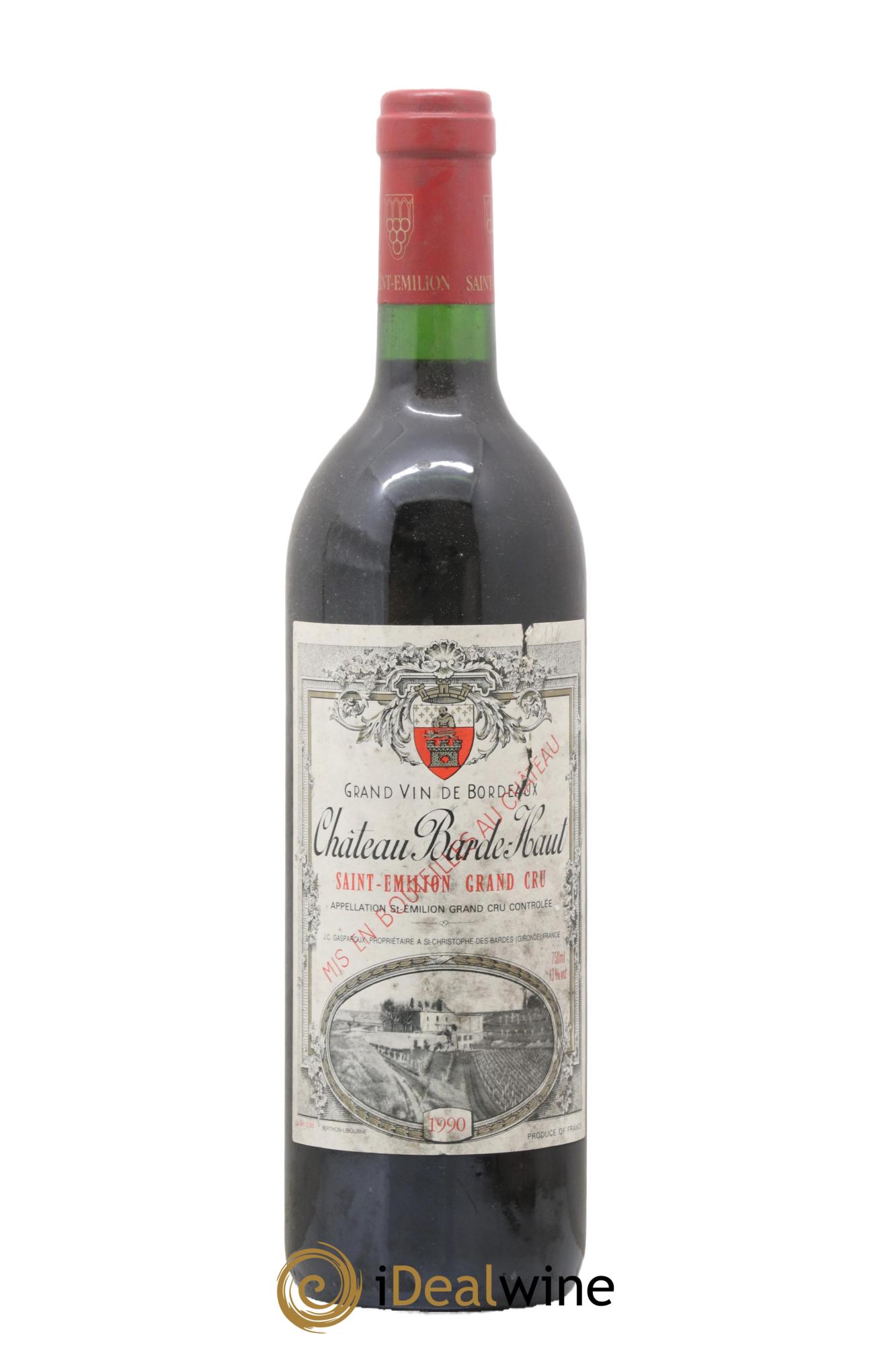 Château Barde Haut Grand Cru Classé 1990 - Lot of 1 bottle - 0