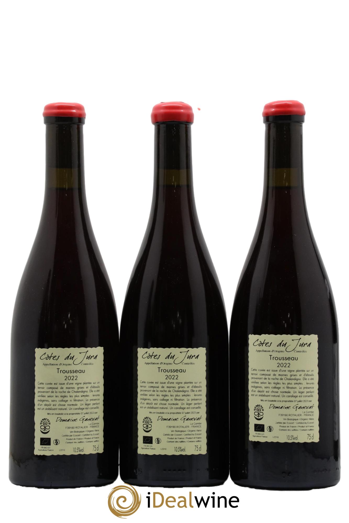 Côtes du Jura Plein Sud Jean-François Ganevat (Domaine) 2022 - Lotto di 3 bottiglie - 1