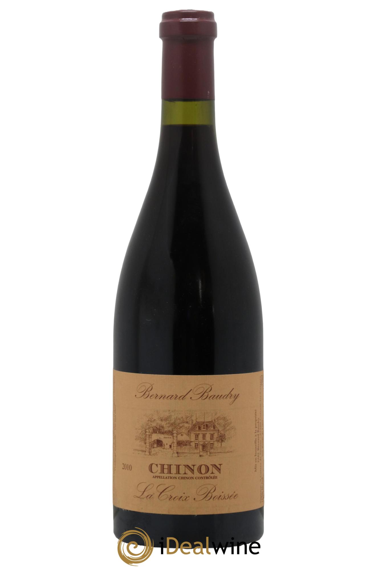 Chinon La Croix Boissée Bernard Baudry 2010 - Lot de 1 bouteille - 0