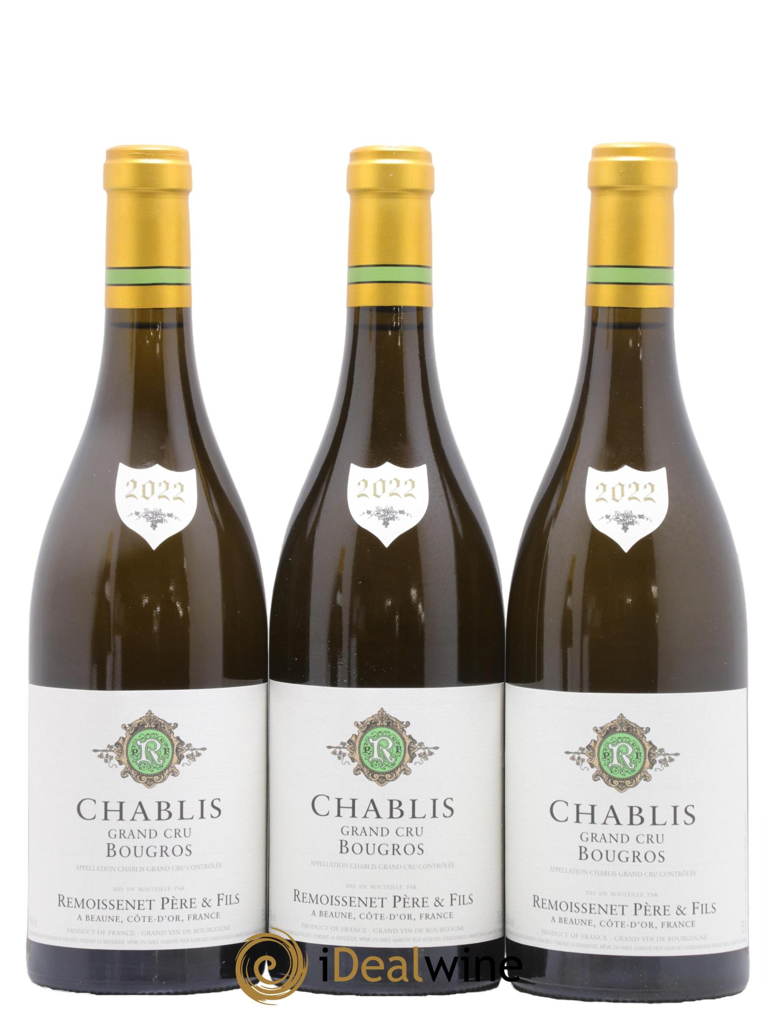 Chablis Grand Cru Bougros Remoissenet Pere & Fils 2022 - Lot of 6 bottles - 2