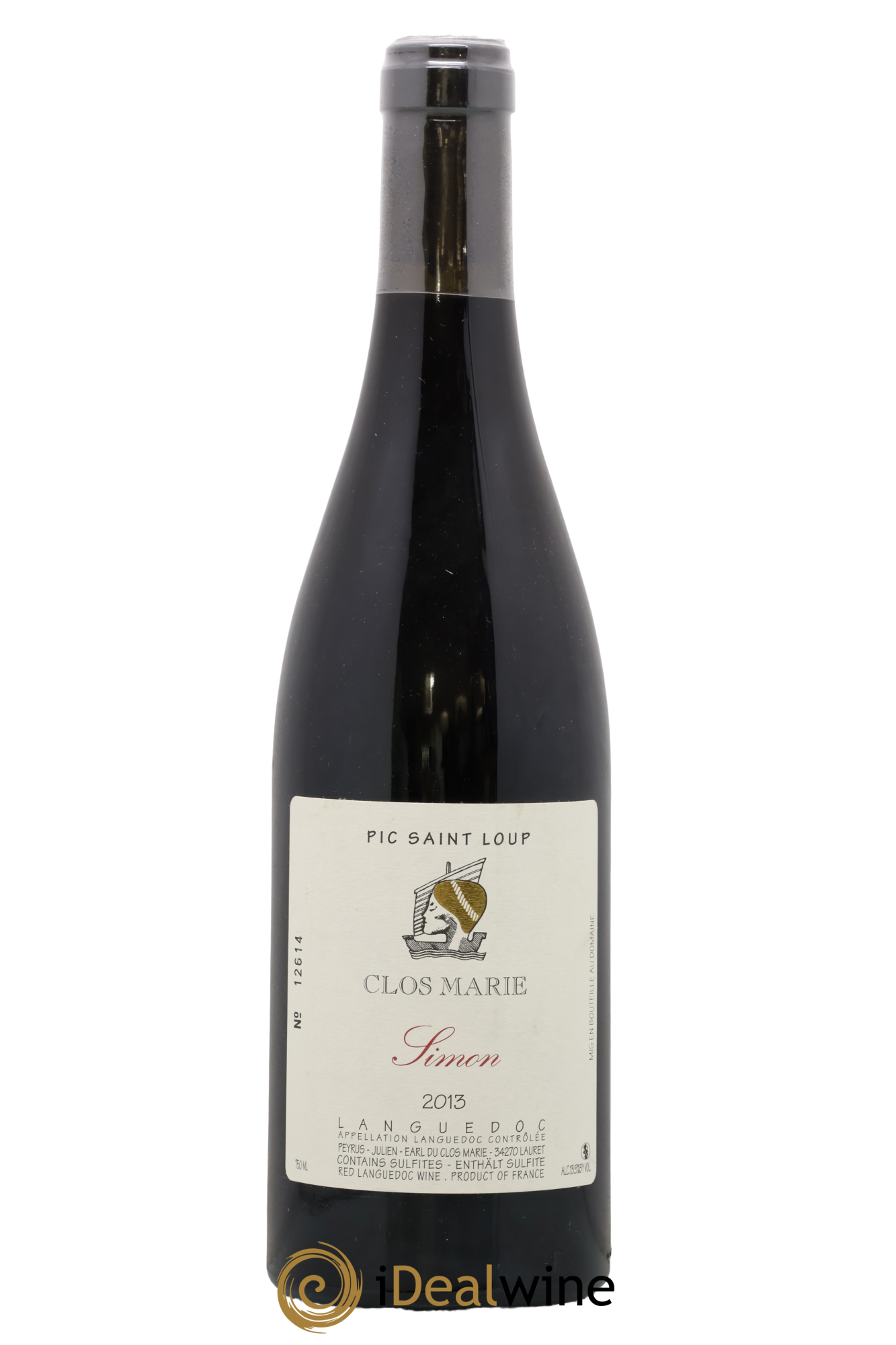Pic Saint-Loup Clos Marie Cuvée Simon Christophe Peyrus et Françoise Julien 2013 - Lot de 1 bouteille - 0