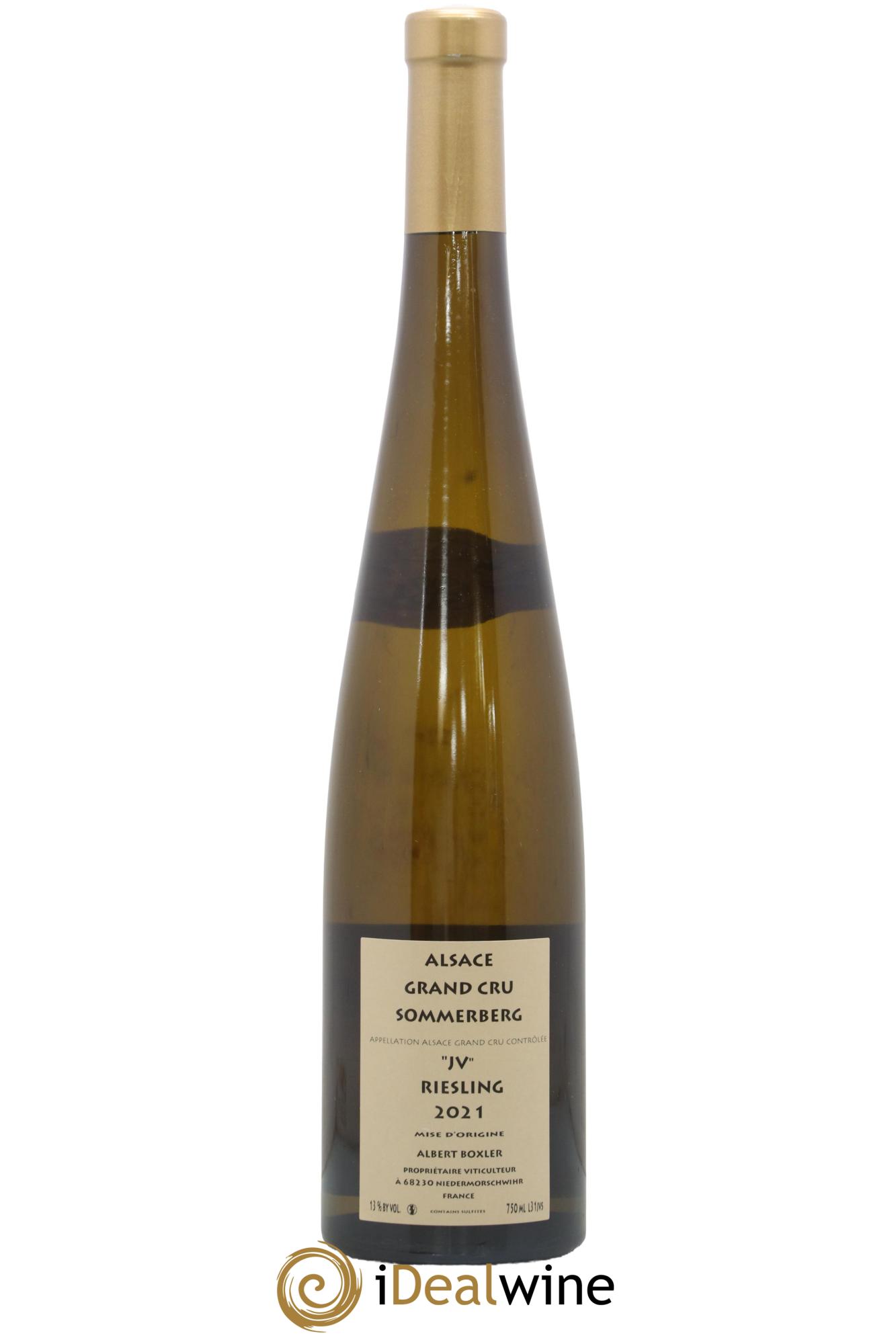 Alsace Riesling Grand Cru Sommerberg Jeunes Vignes Albert Boxler 2021 - Lot de 1 bouteille - 1