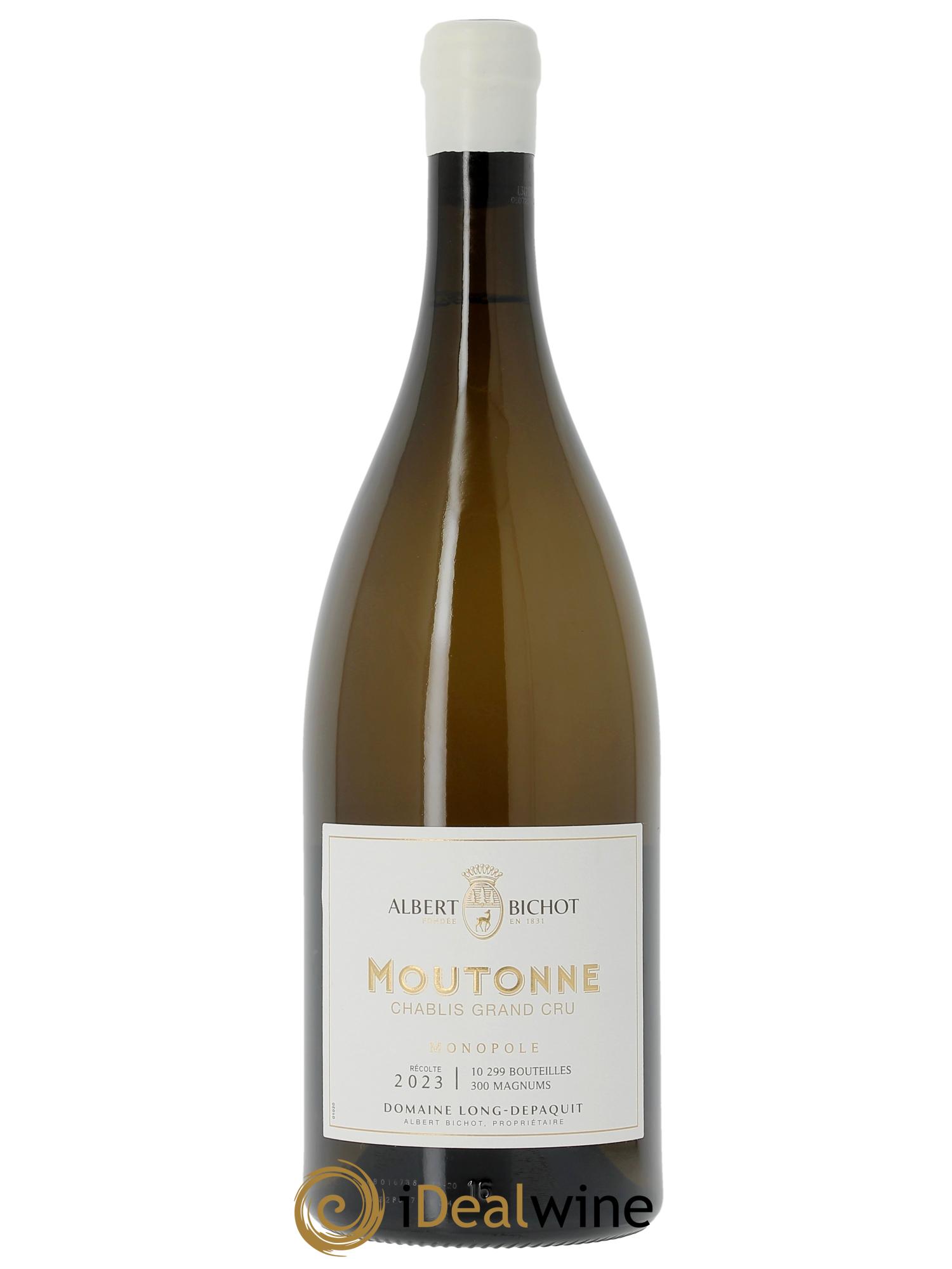 Chablis Grand Cru Moutonne Long Depaquit - Albert Bichot (Domaine)  2023 - Posten von 1 Magnum - 0