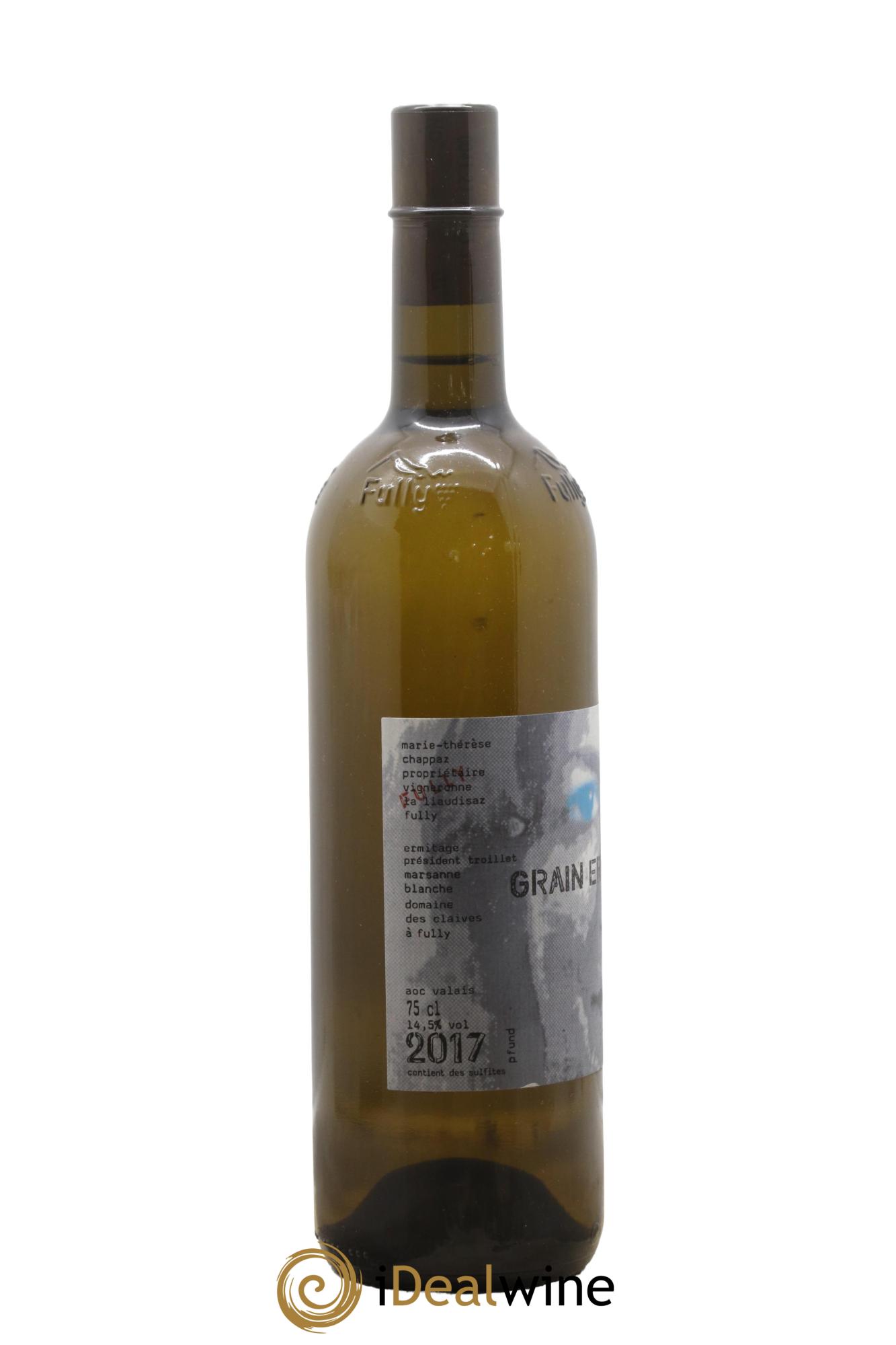 Hermitage Grain Ermitage Marie-Thérèse Chappaz 2017 - Lot de 1 bouteille - 1