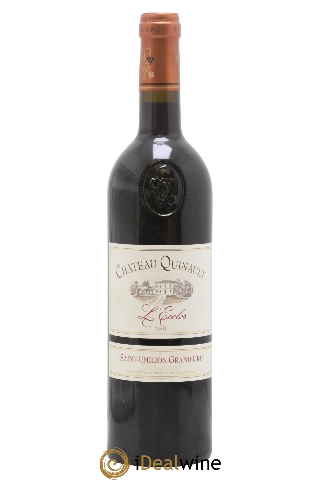Château Quinault L'Enclos 2001 - Posten von 1 Flasche - 0