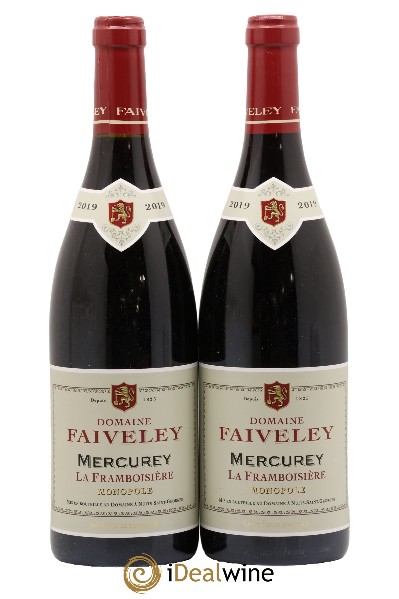 Mercurey Domaine de la Framboisière Faiveley 2019 - Lot de 2 bouteilles - 0