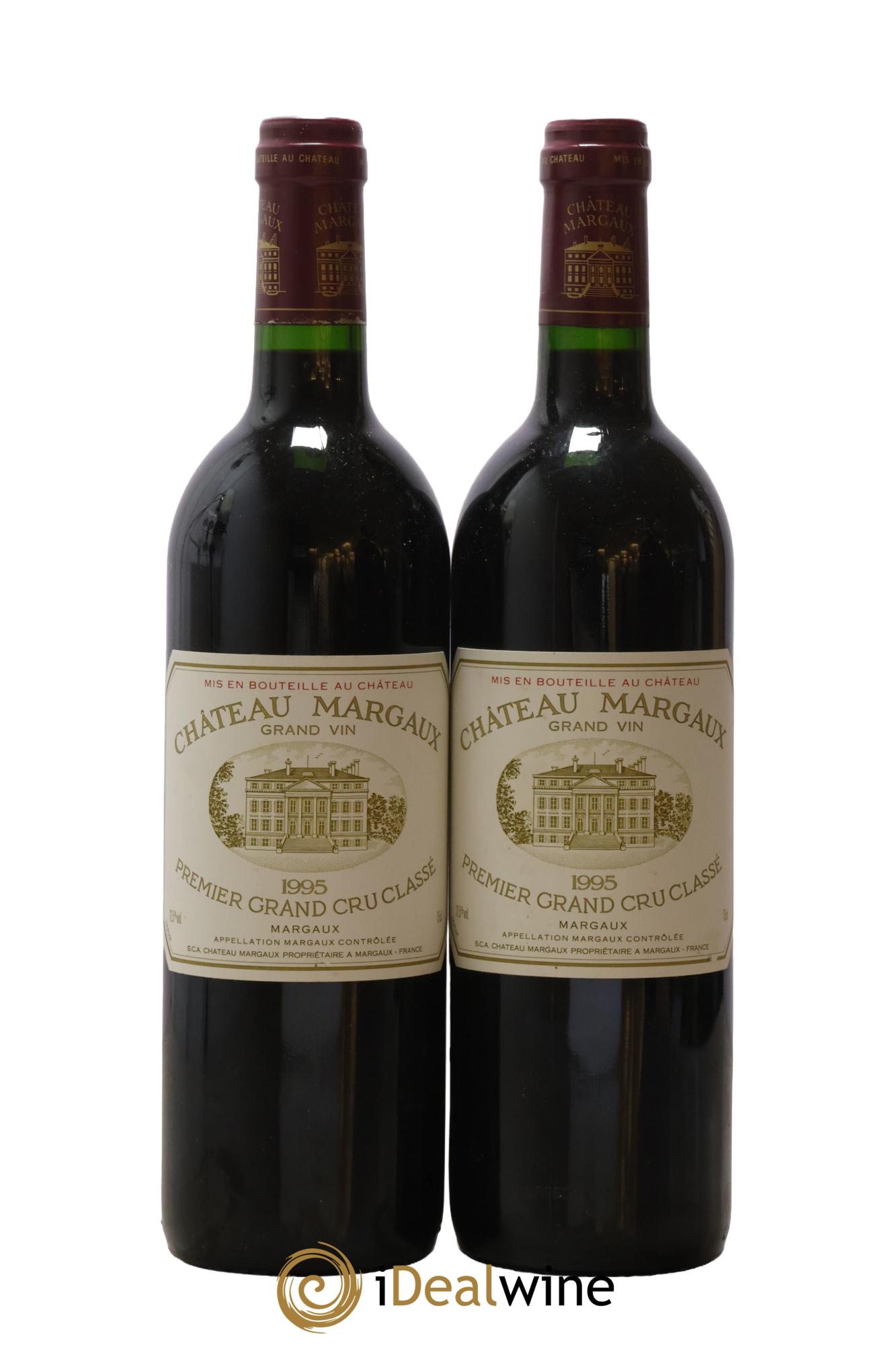 Château Margaux 1er Grand Cru Classé 1995 - Lot of 2 bottles - 0